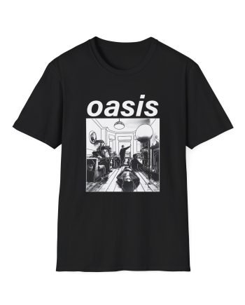 Oasis Definitely Maybe Artwork Unisex Softstyle T-Shirt