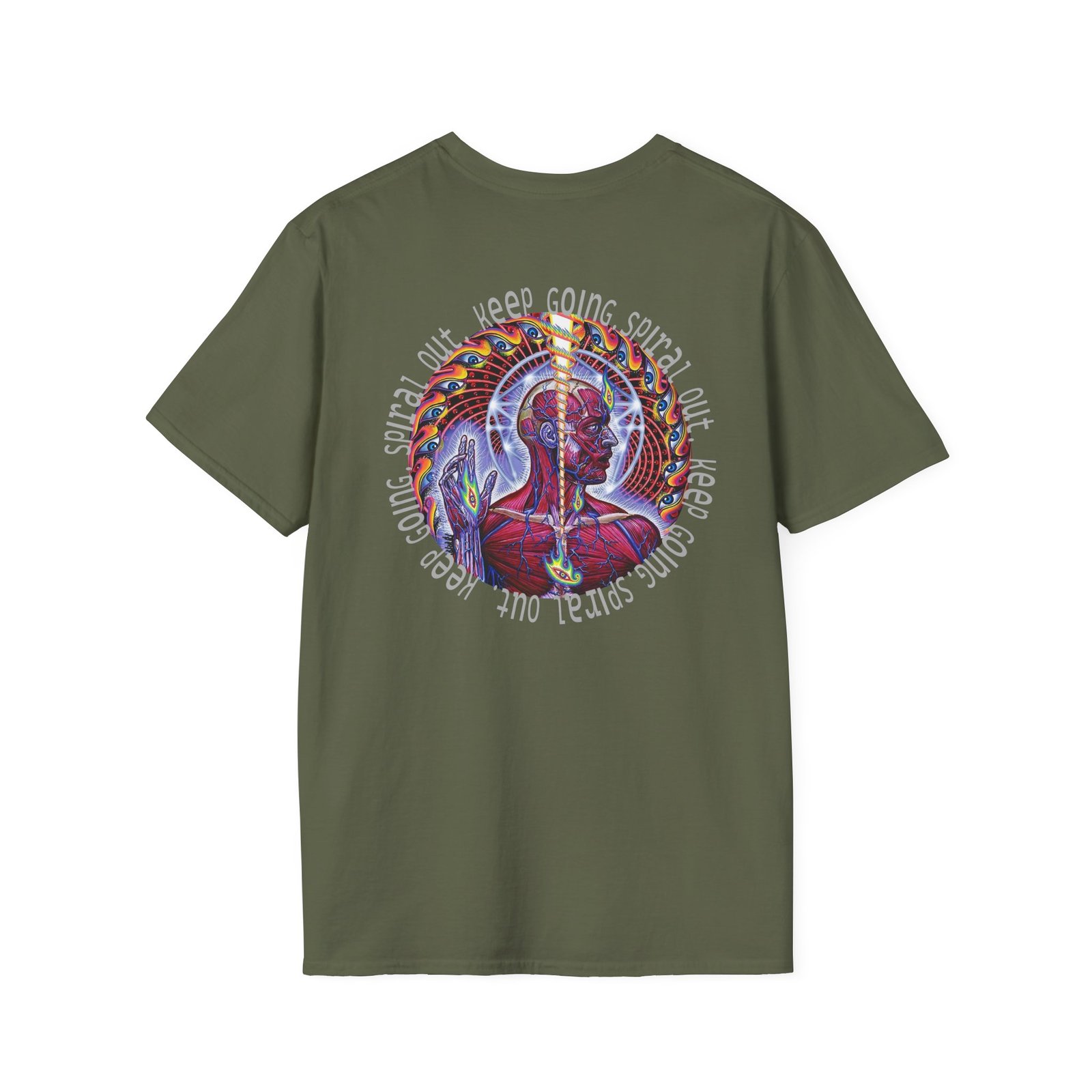 Tool Lateralus Spiral Out Unisex Softstyle T-Shirt