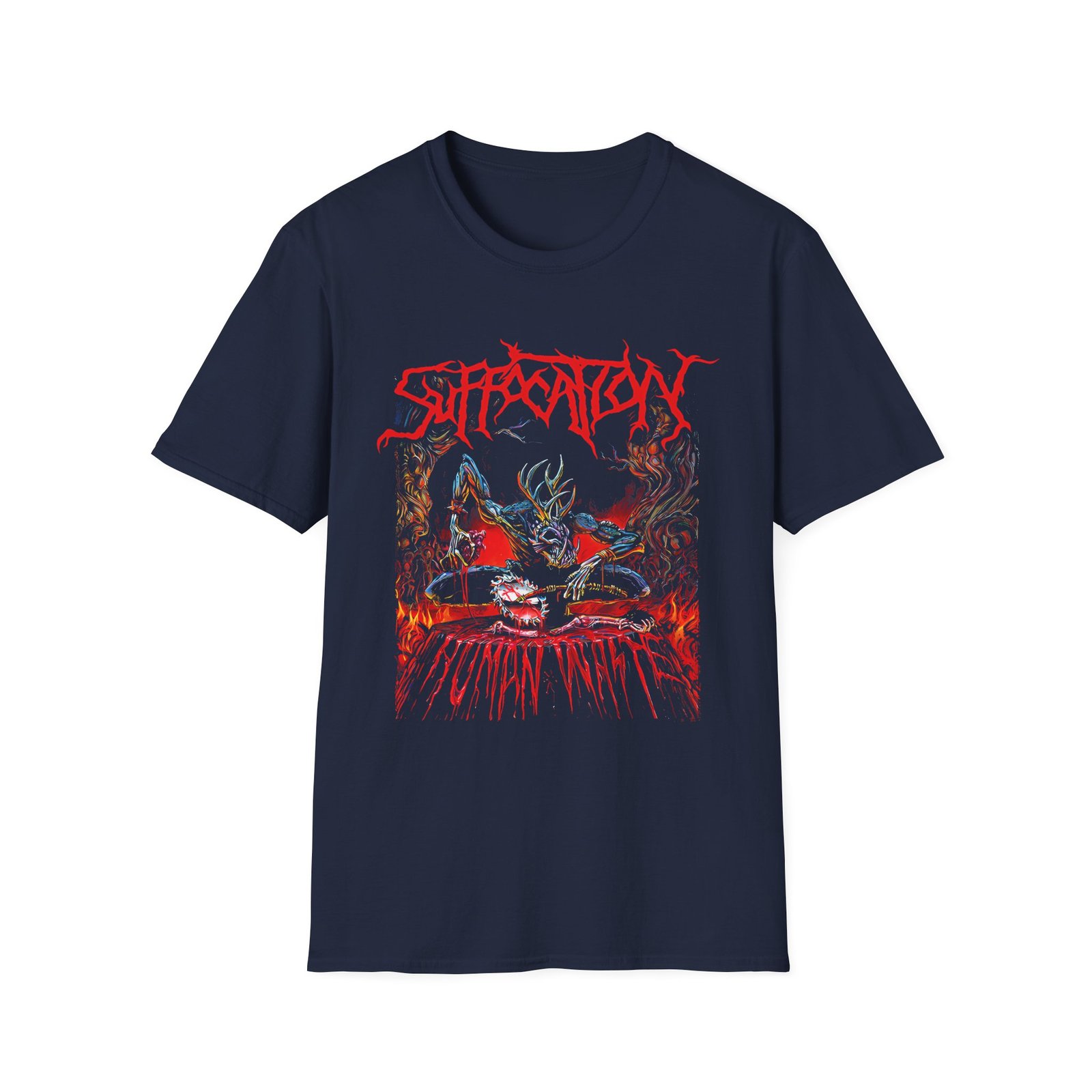 Suffocation Human Waste Unisex Softstyle T-Shirt