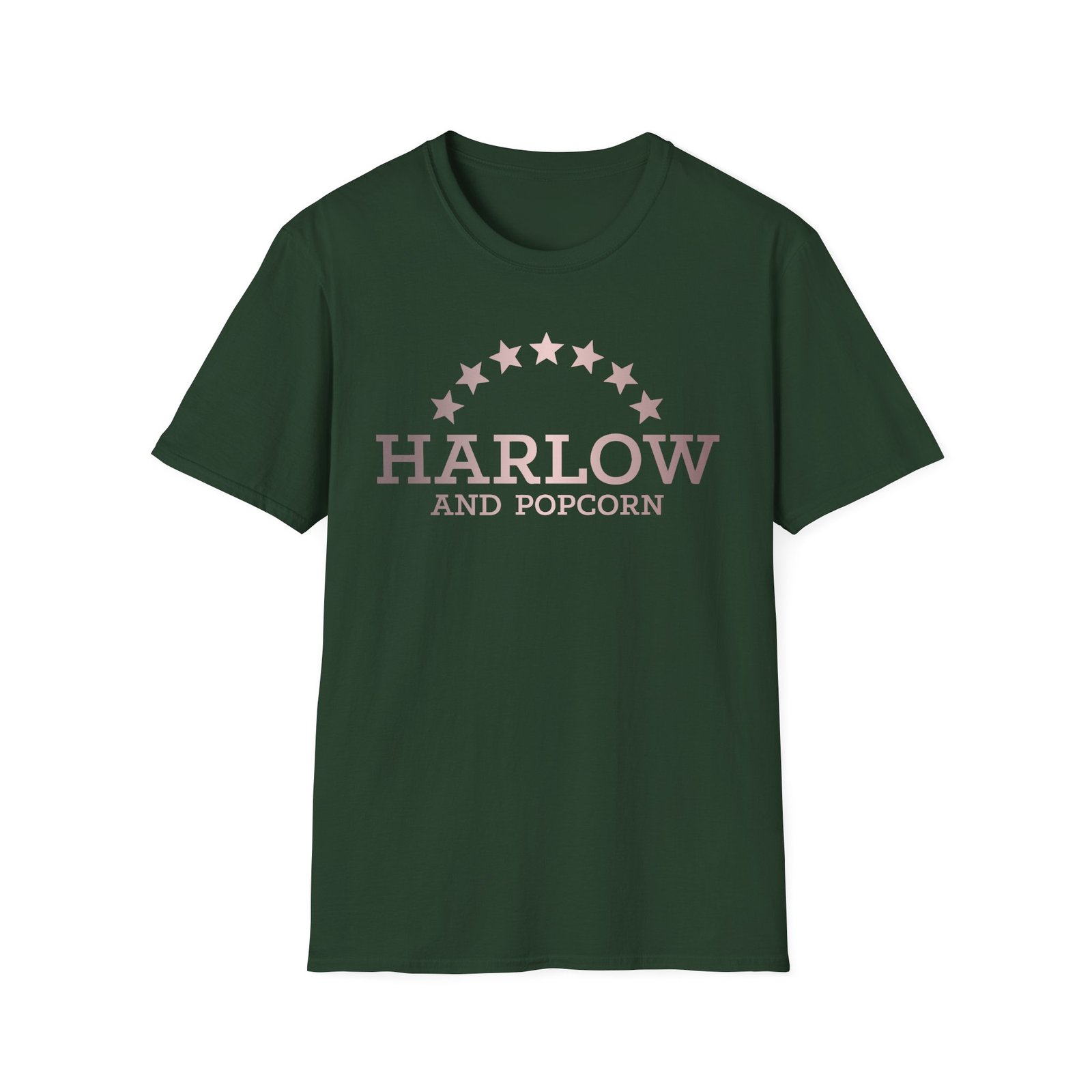 Harlow and Popcorn Unisex Softstyle T-Shirt
