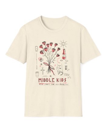 Middle Kids Pale Deconstructed Unisex Softstyle T-Shirt