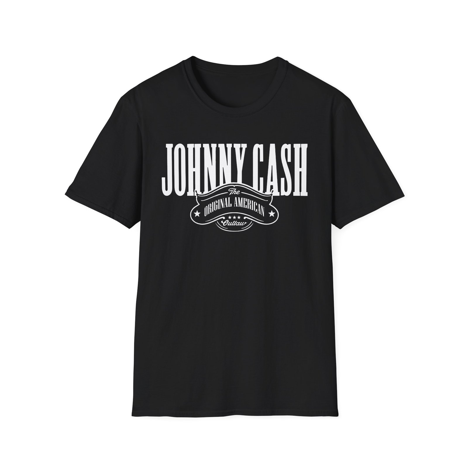 Johnny Cash Original Outlaw Unisex Softstyle T-Shirt