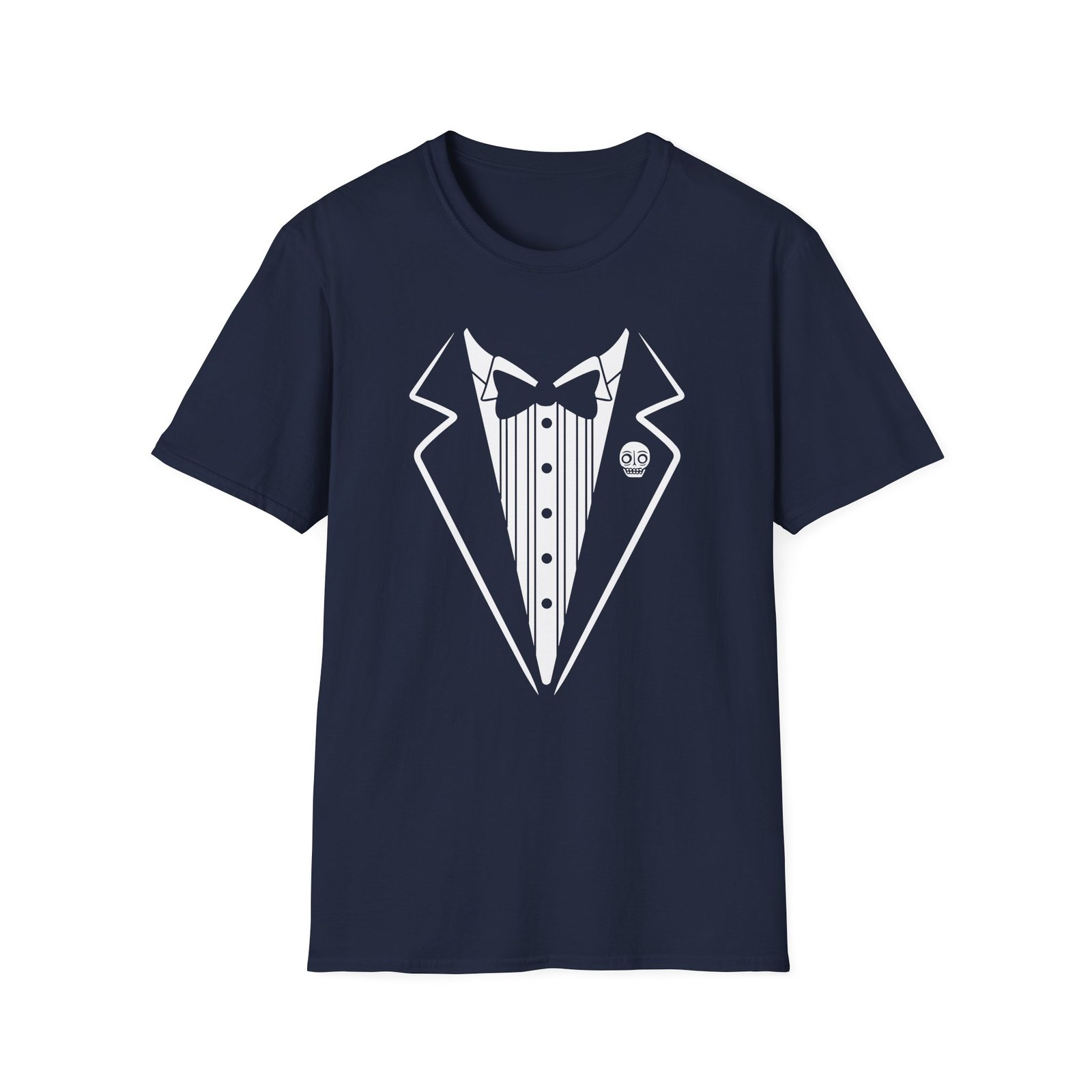 Senses Fail Martini Kiss Tux Unisex Softstyle T-Shirt