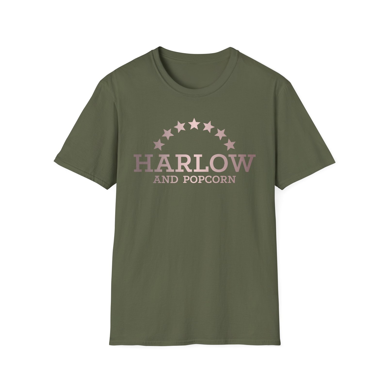 Harlow and Popcorn Unisex Softstyle T-Shirt