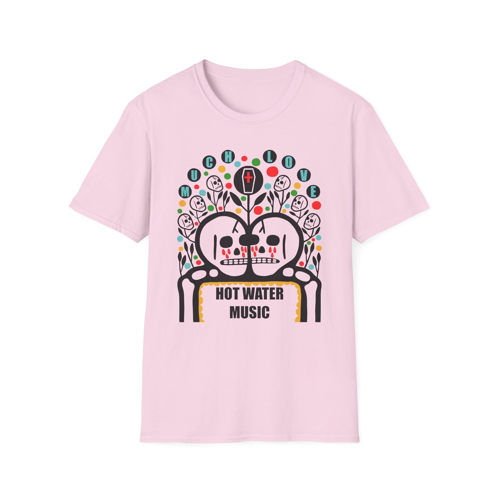 Hot Water Music Much Love Unisex Softstyle T-Shirt