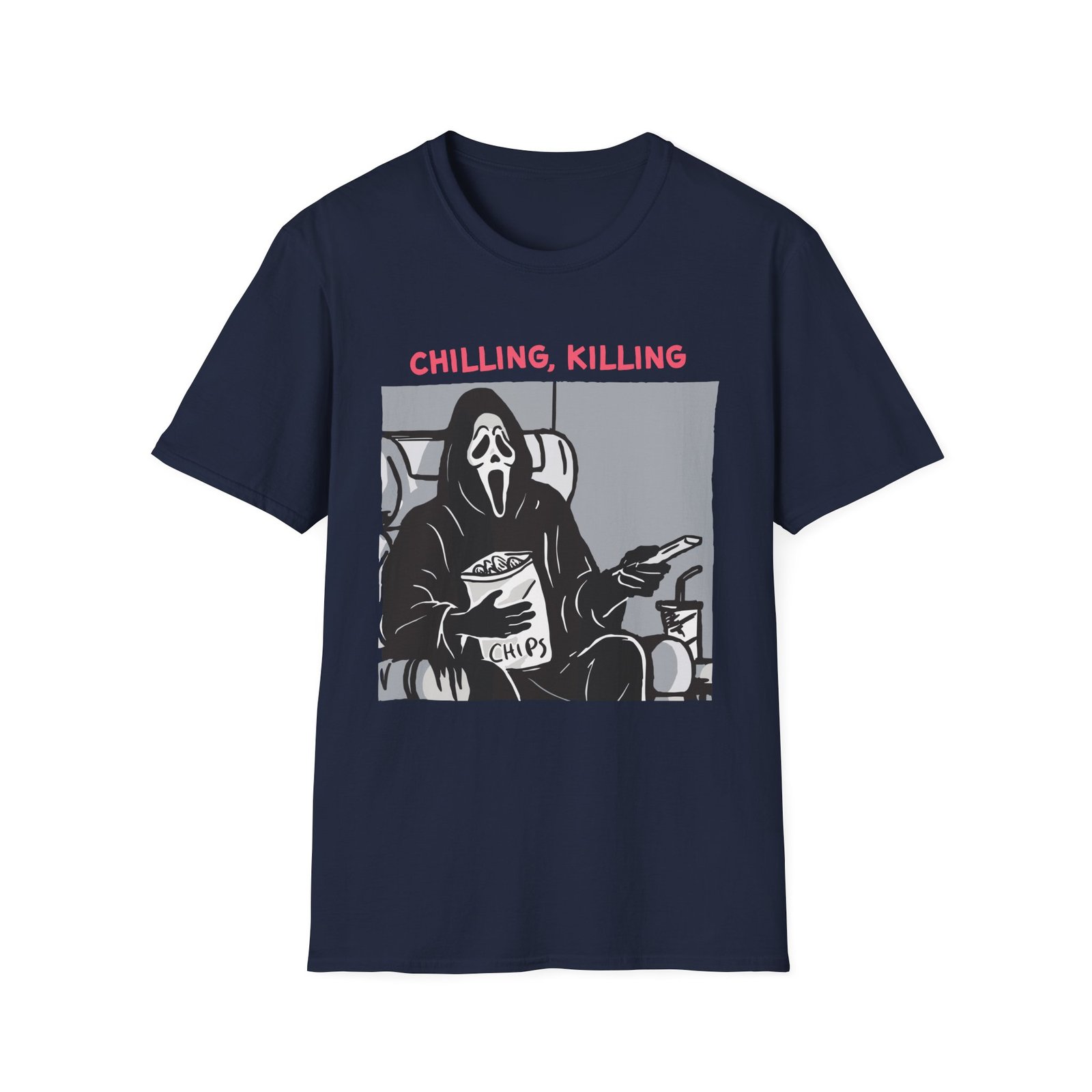 Ghostface Chillin' Killin Unisex Softstyle T-Shirt