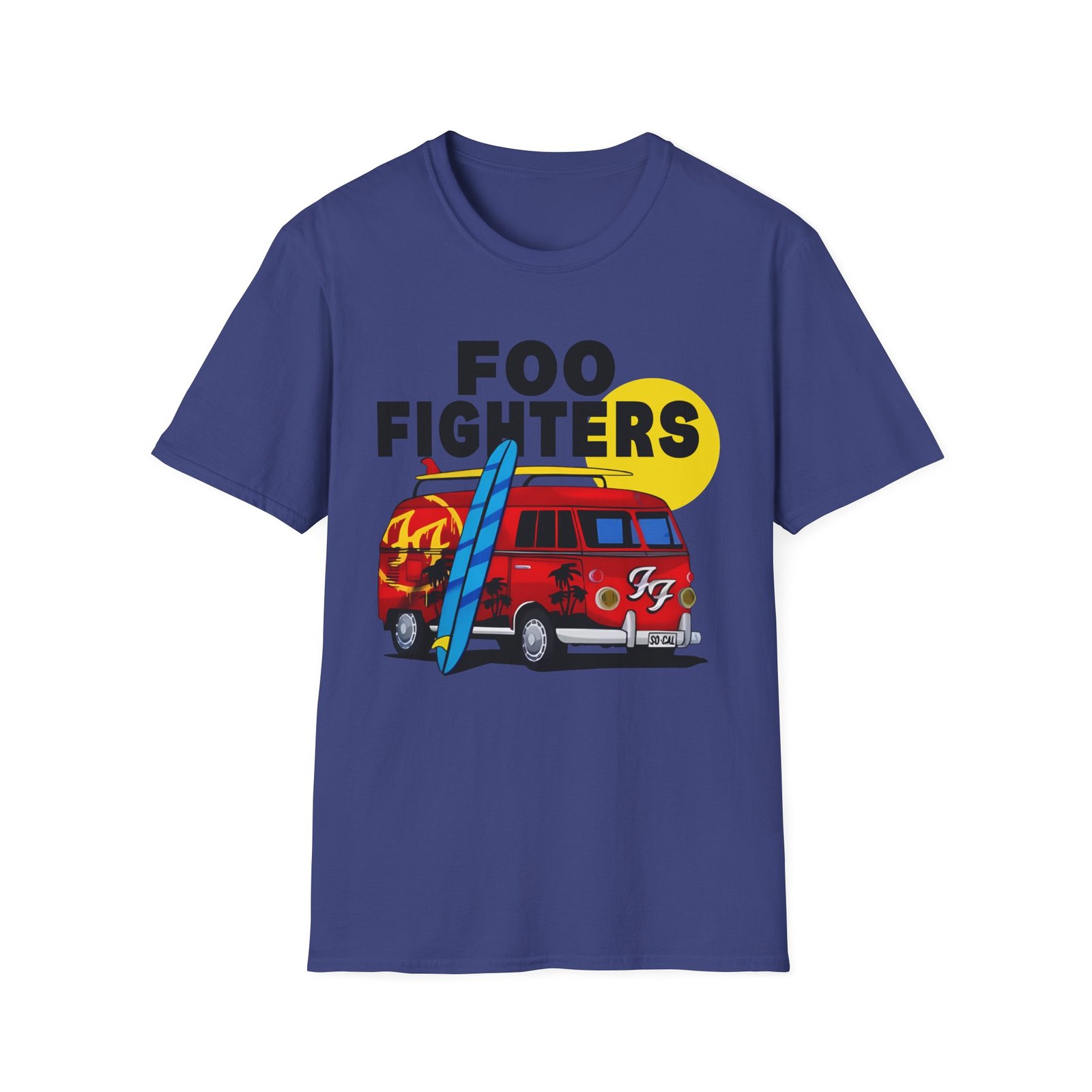 Foo Fighters Split Window Unisex Softstyle T-Shirt