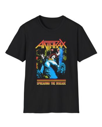 Anthrax Spreading The Disease unisex softstyle t-shirt