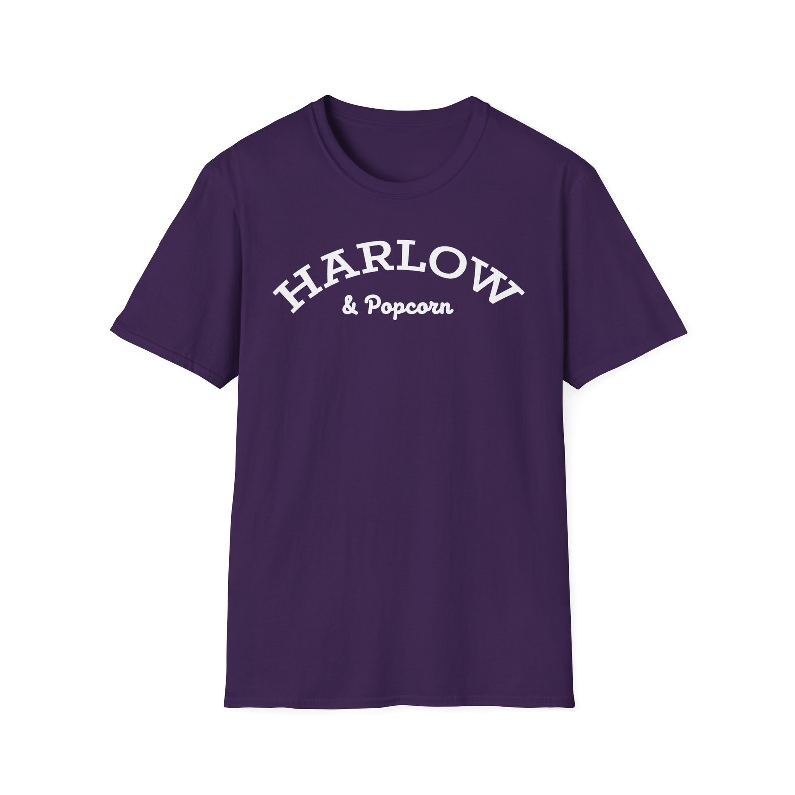 Harlow and Popcorn Unisex Softstyle T-Shirt