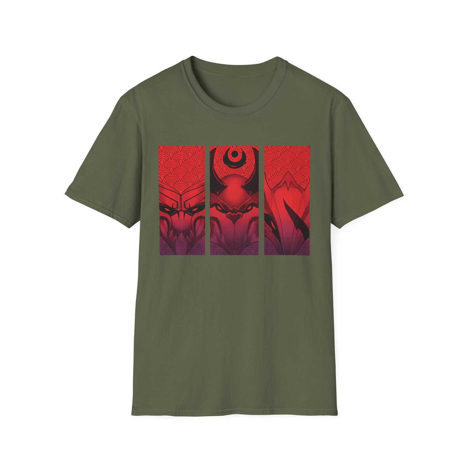League Of Legends Blood Moon Masks Unisex Softstyle T-Shirt