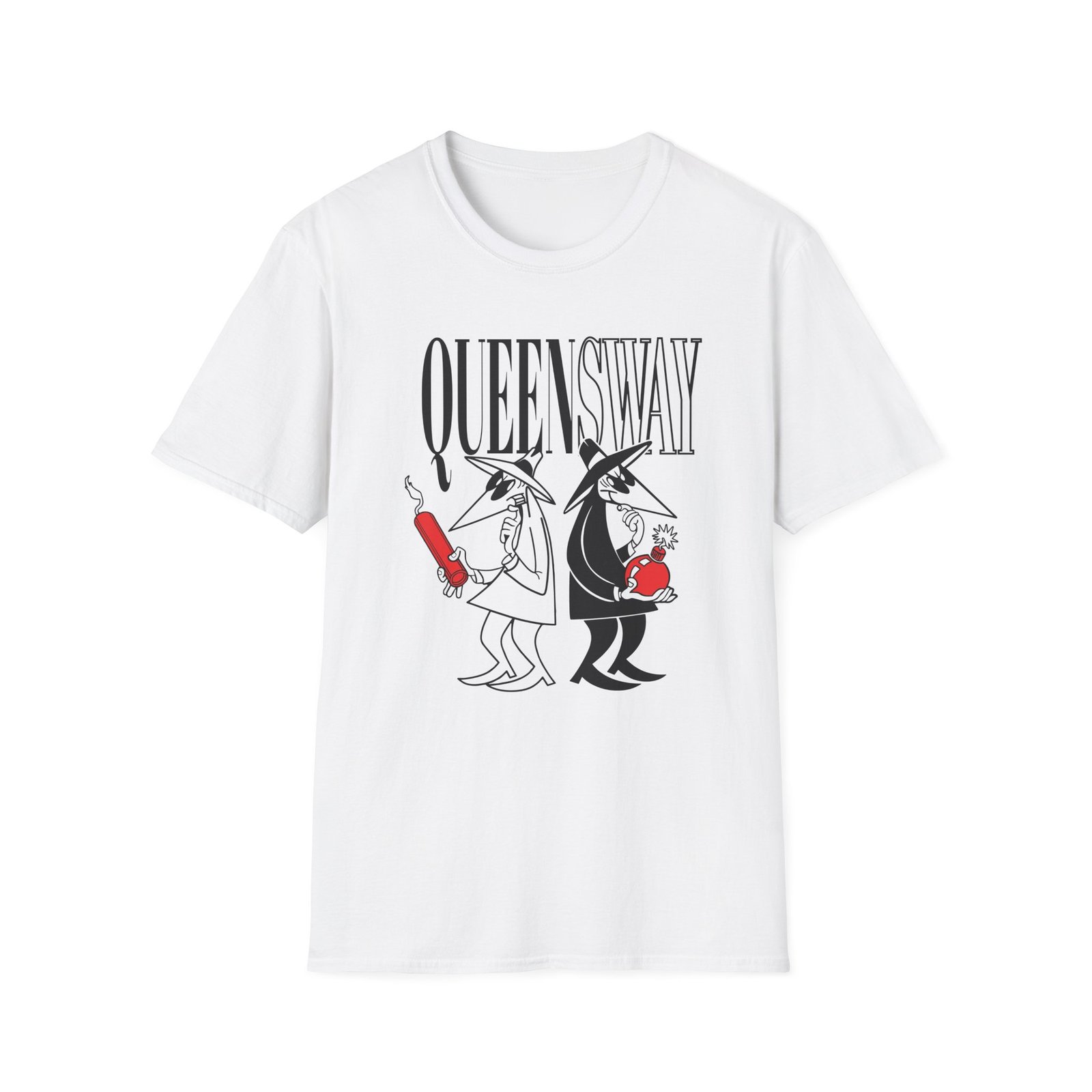 Queensway Spy Vs Spy Unisex Softstyle T-Shirt