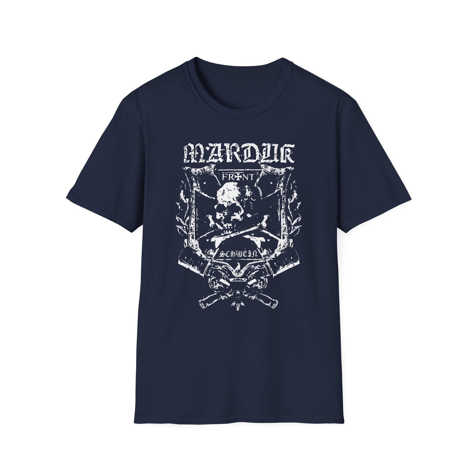 Marduk Frontschwein Shield Unisex Softstyle T-Shirt
