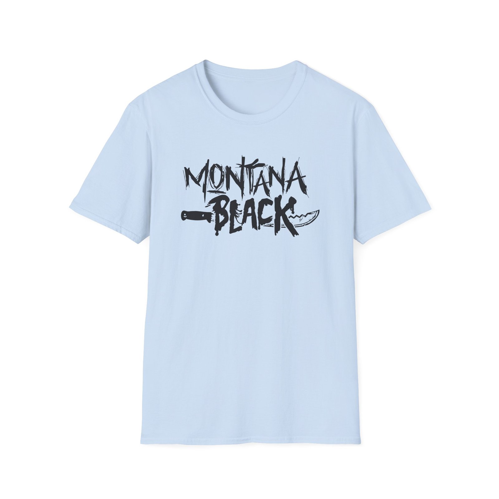 Montana Black Unisex Softstyle T-Shirt