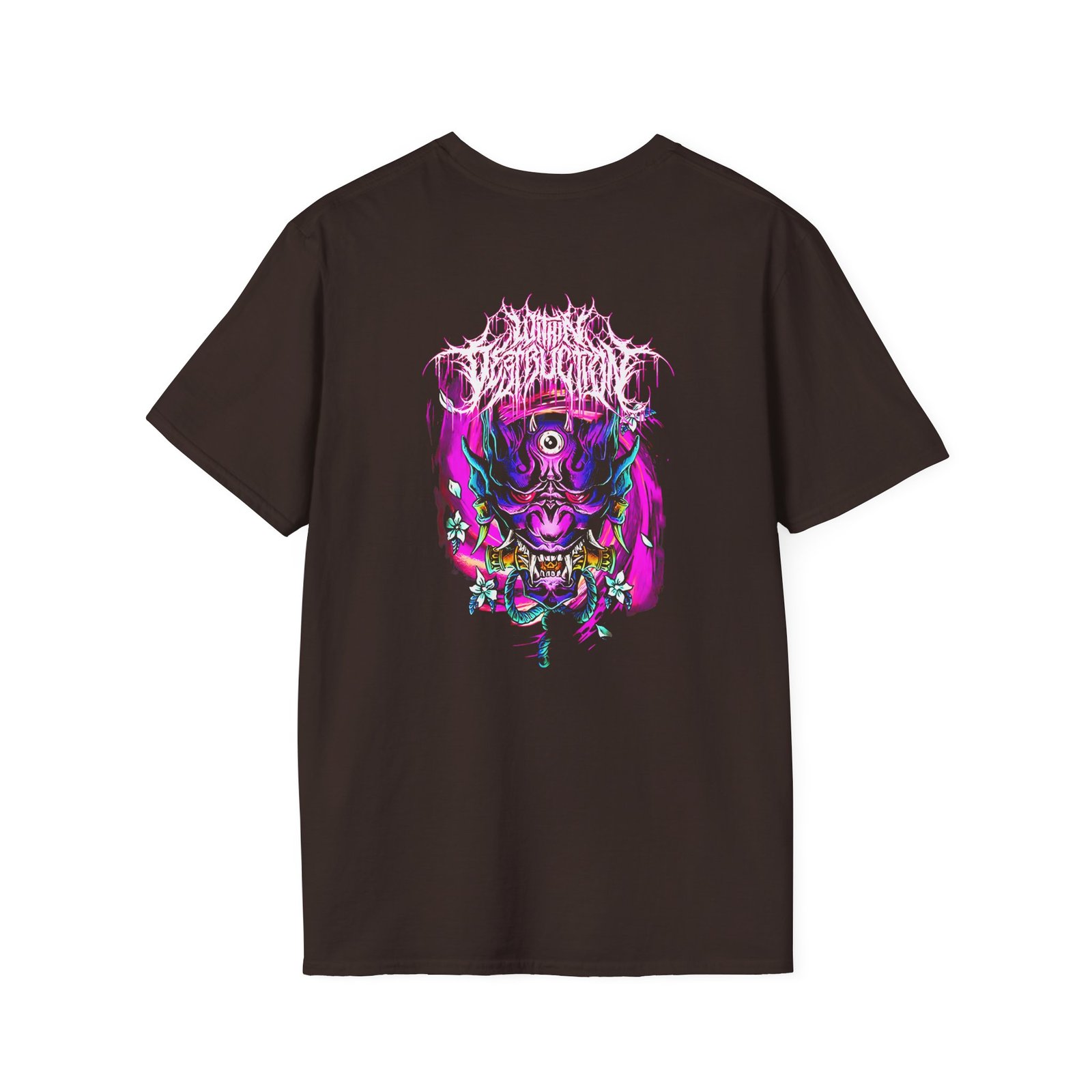 Within Destruction Demon Mask Unisex Softstyle T-Shirt