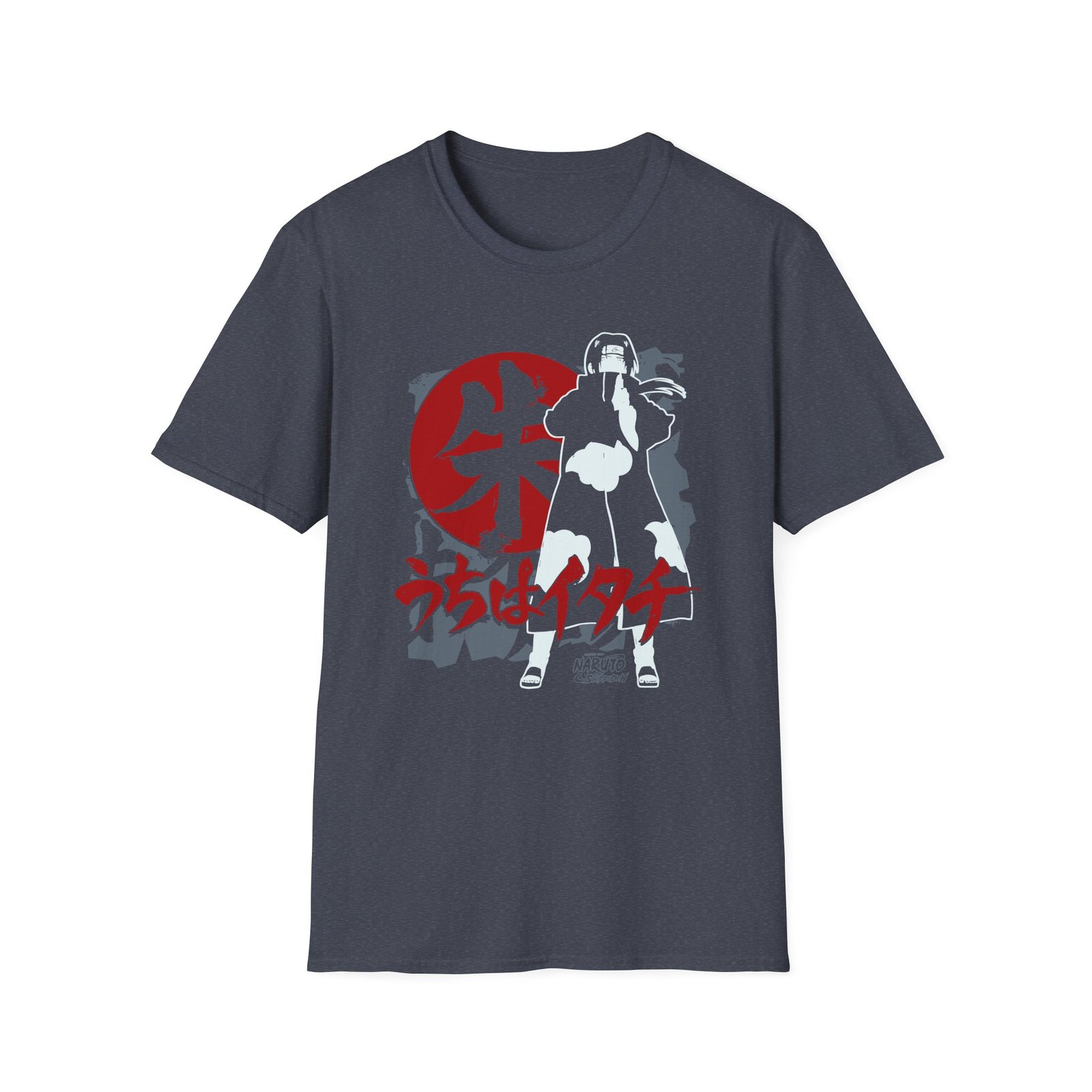 Naruto Itachi Uchiha Akatsuki Unisex Softstyle T-Shirt