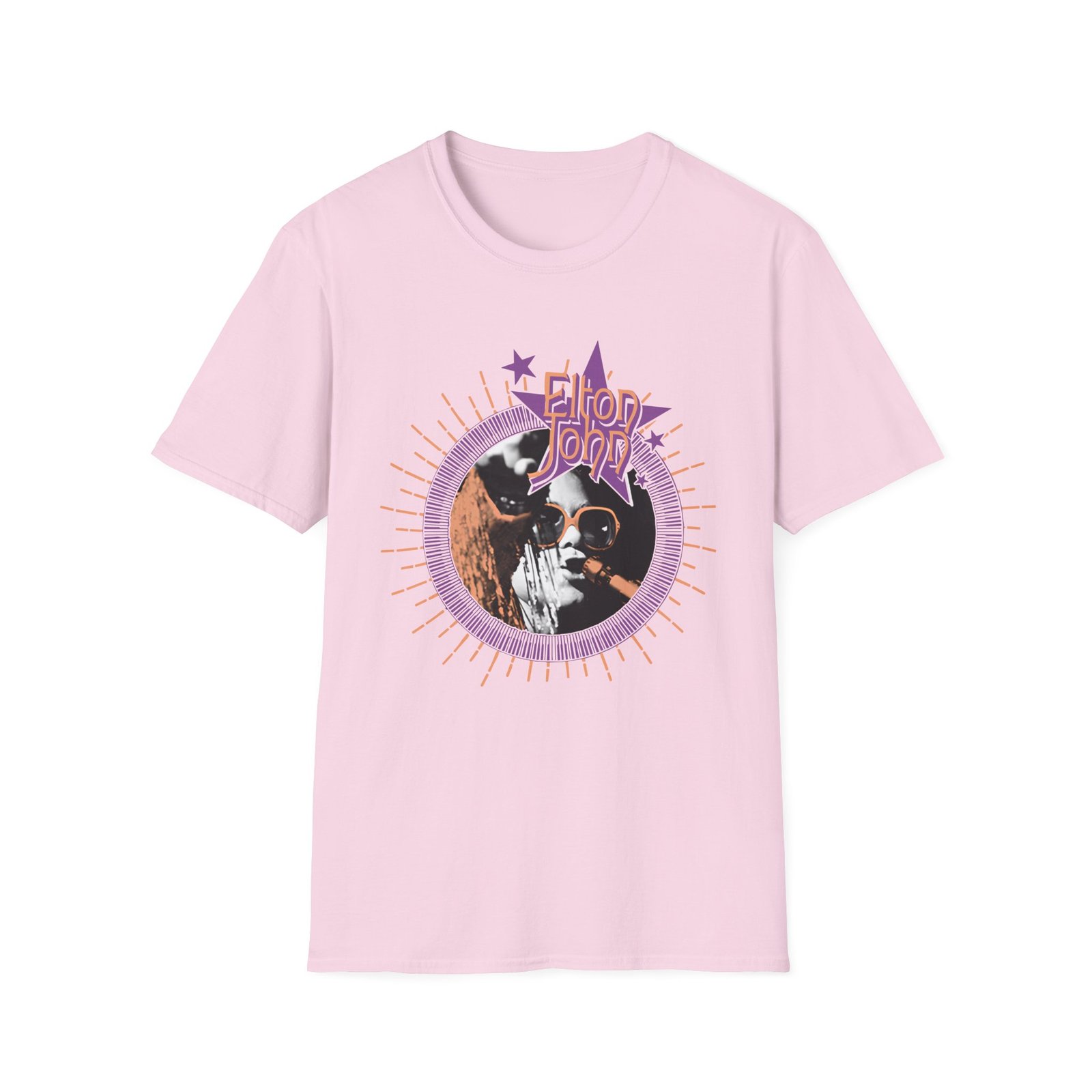 EJF GYBR Sunburst Piano Frame Photo Unisex Softstyle T-Shirt