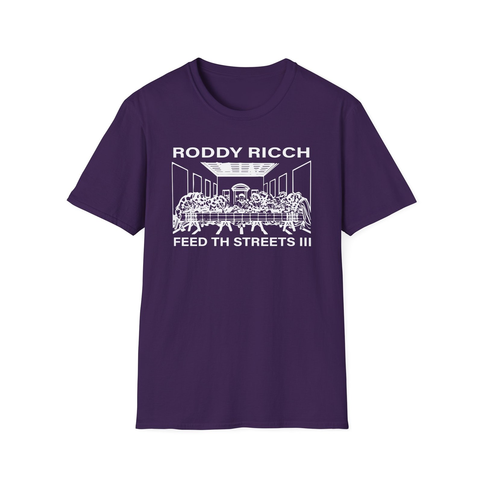 Roddy Ricch Feed Tha Streets Iii Last Supper Unisex Softstyle T-Shirt