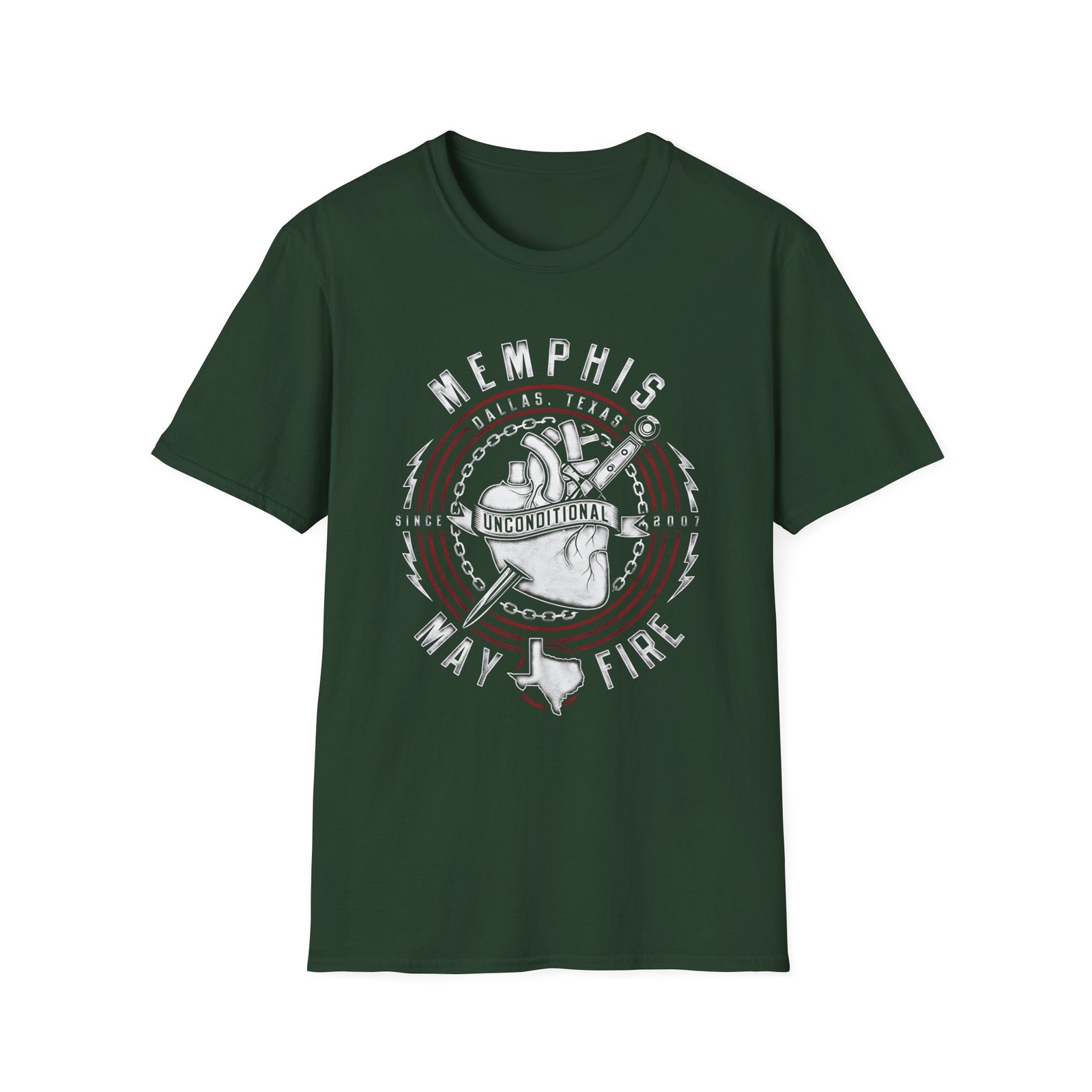 Memphis May Fire Pulse Unisex Softstyle T-Shirt