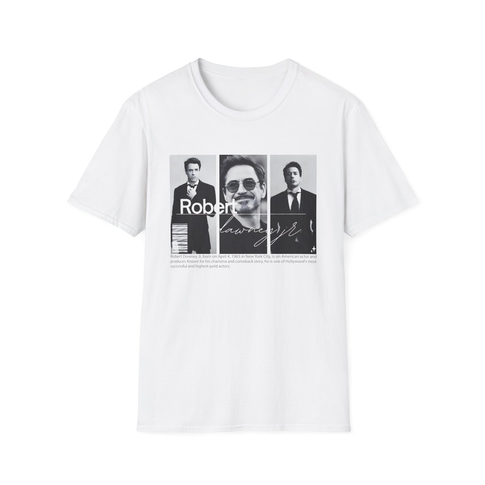 Robert Downey Unisex Softstyle T-Shirt