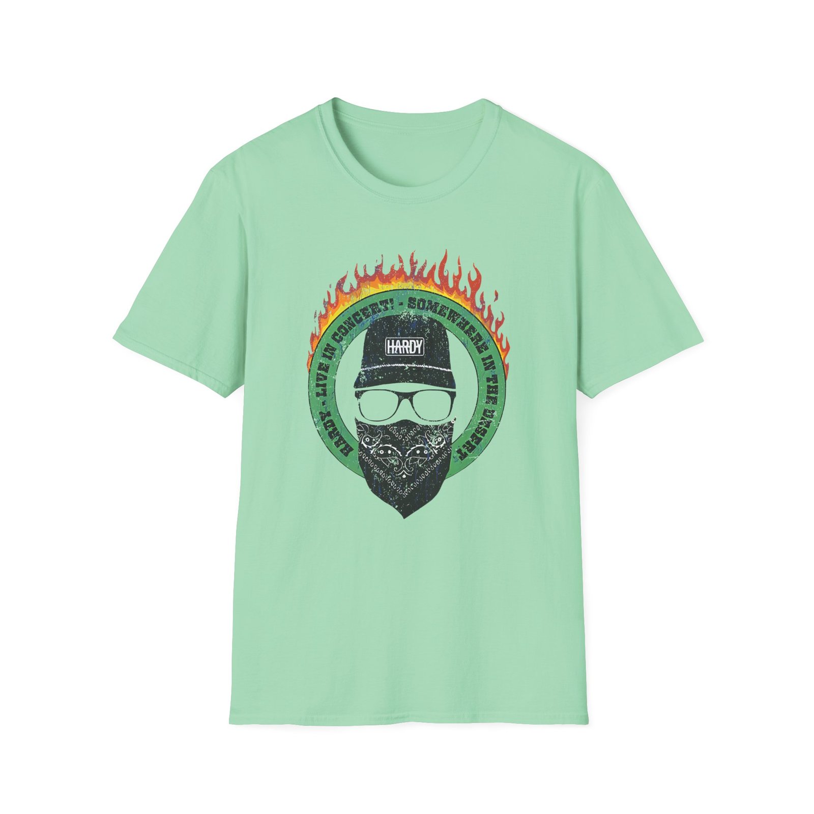 Hardy Somewhere in the Desert Unisex Softstyle T-Shirt