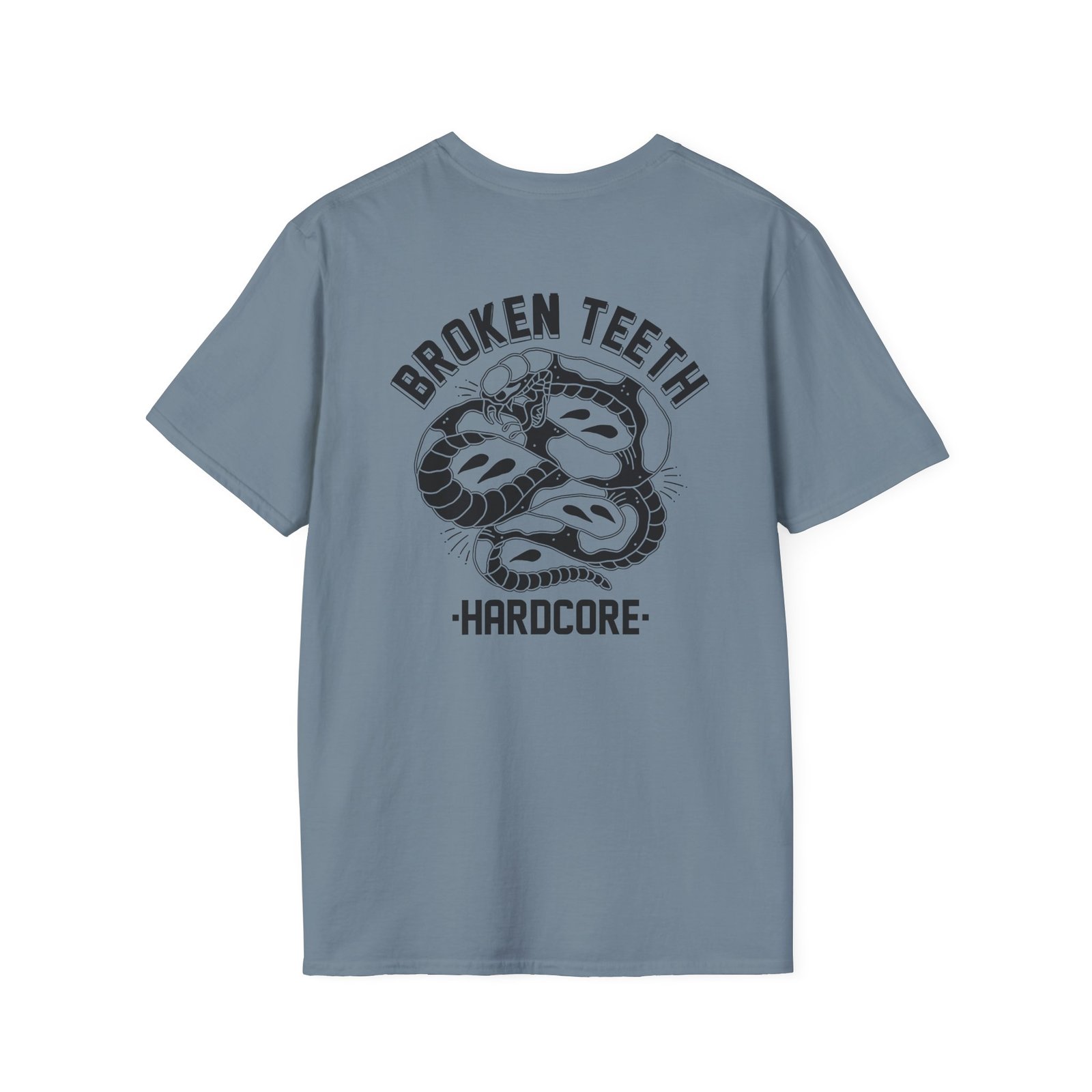 Broken Teeth Snake Unisex Softstyle T-Shirt