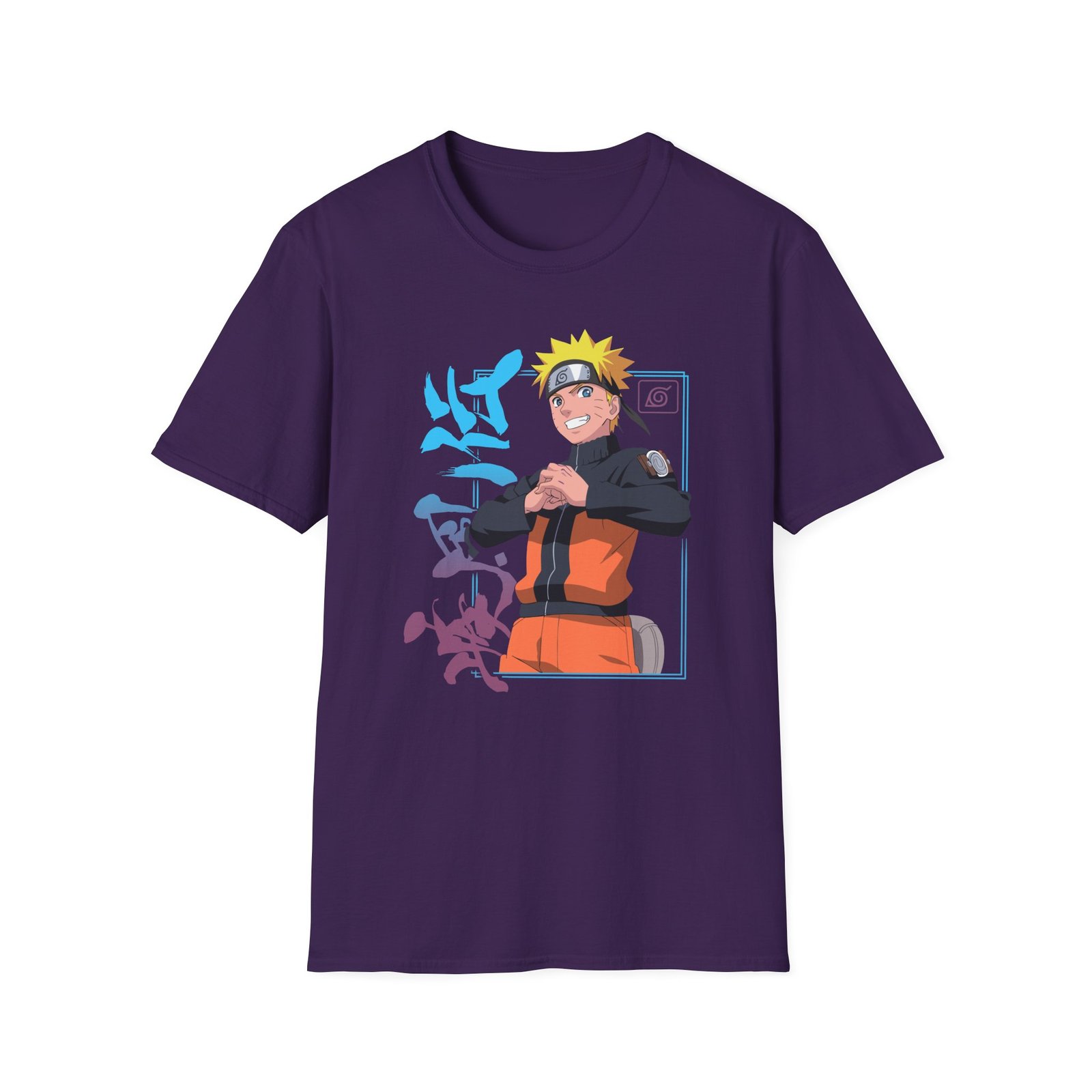 Naruto Uzumaki Neon Unisex Softstyle T-Shirt