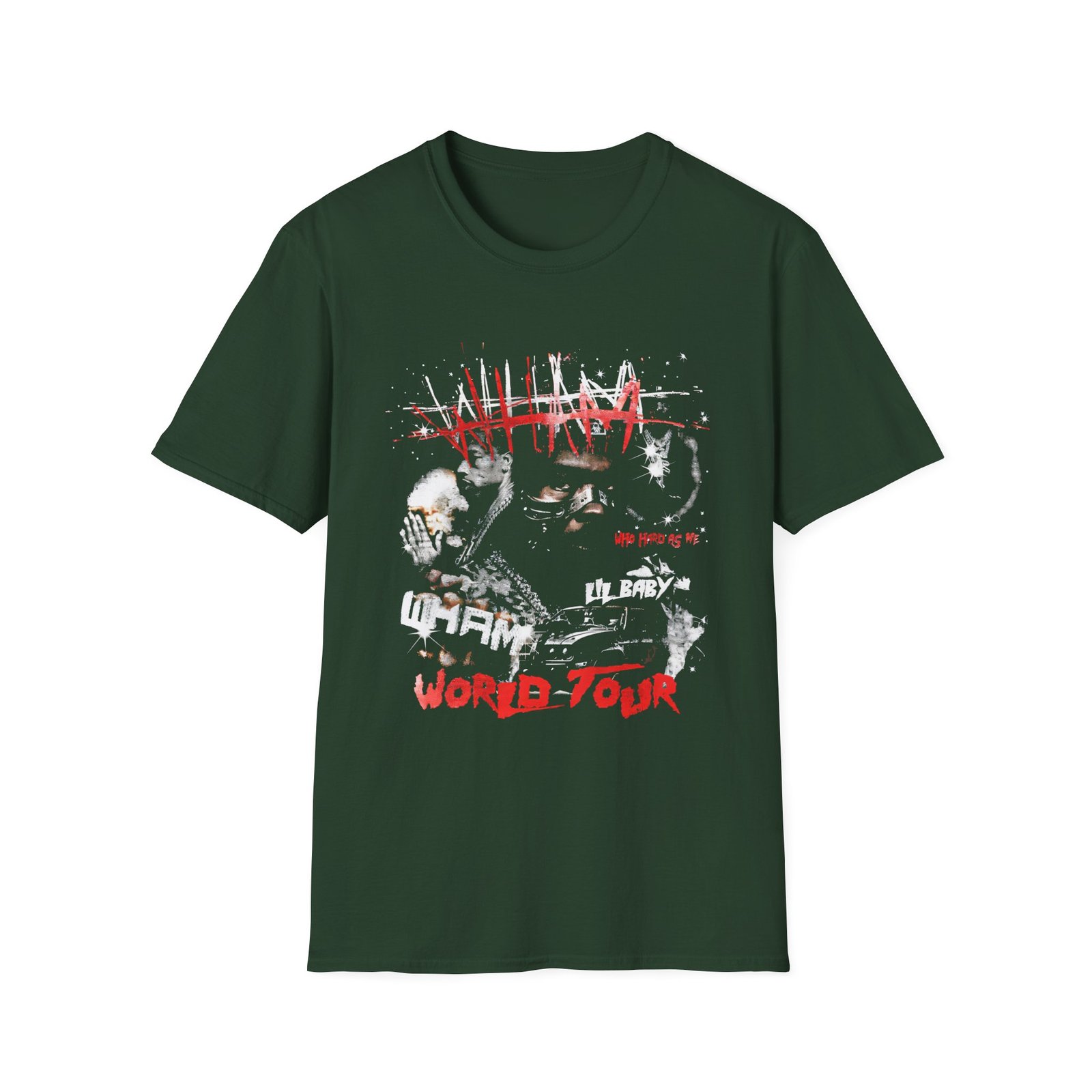 Lil Baby Wham Tour Photo Unisex Softstyle T-Shirt