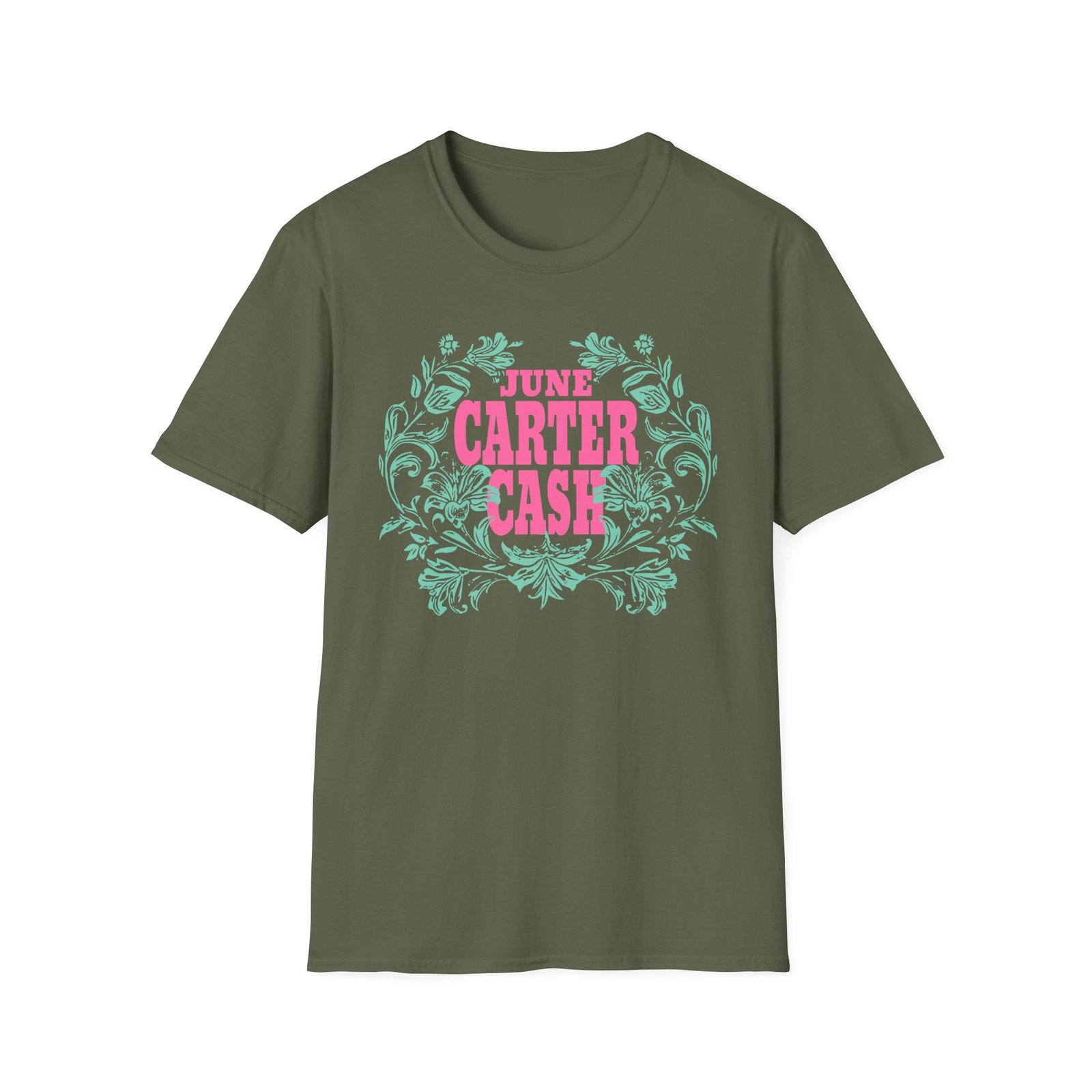 Johnny Cash June Carter Cash Logo Unisex Softstyle T-Shirt