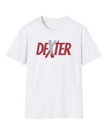 Dexter Spatter Logo Unisex Softstyle T-Shirt