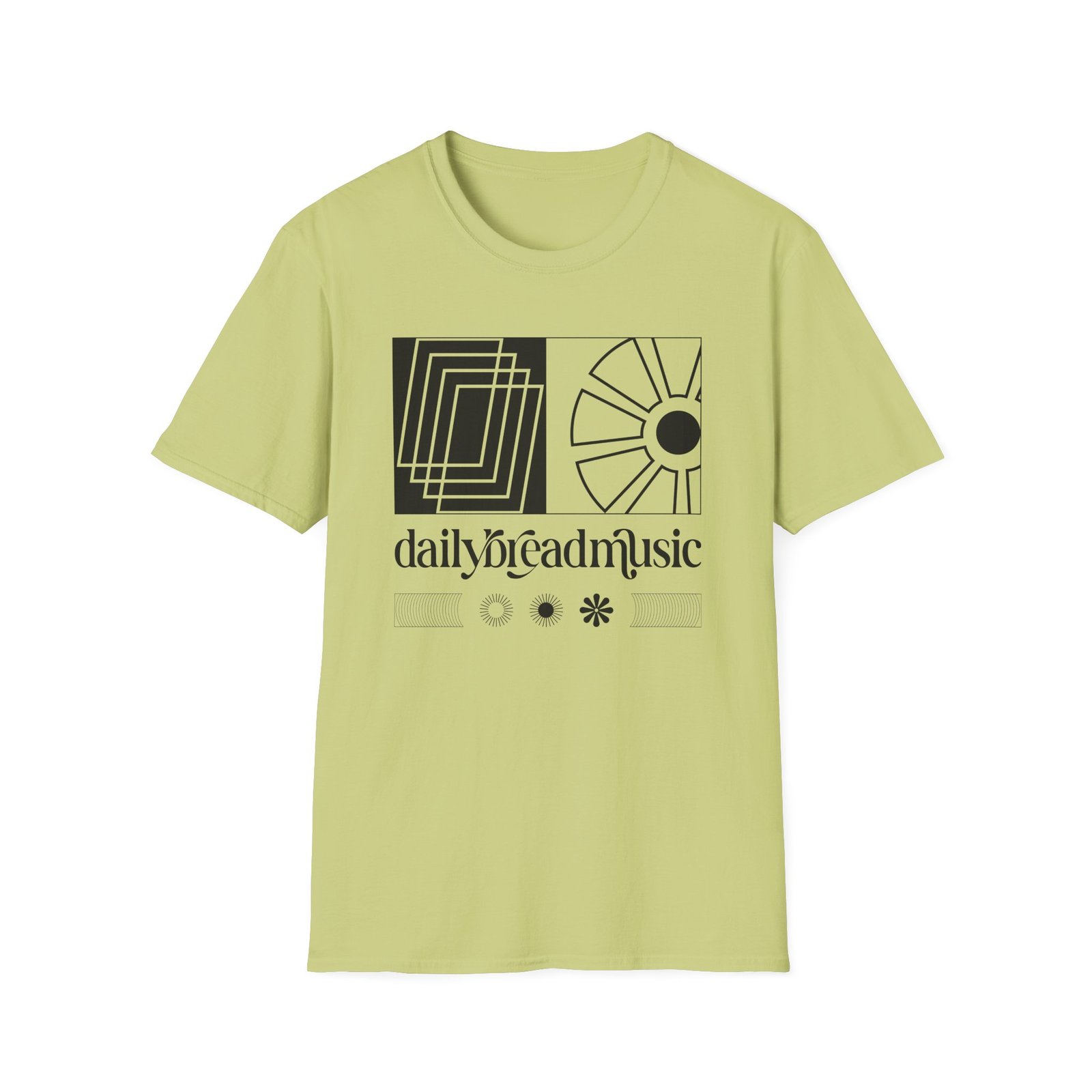 Daily Bread Tri Flower Unisex Softstyle T-Shirt