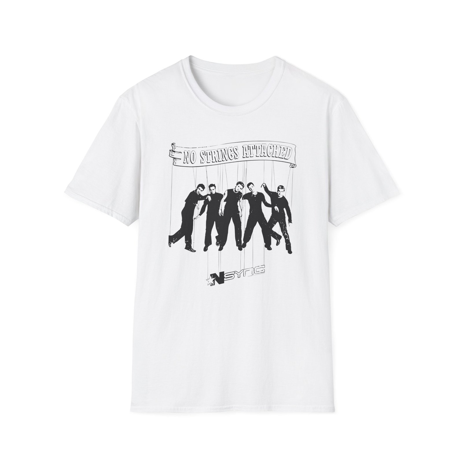 Nsync No Strings Attached Marionette Unisex Softstyle T-Shirt
