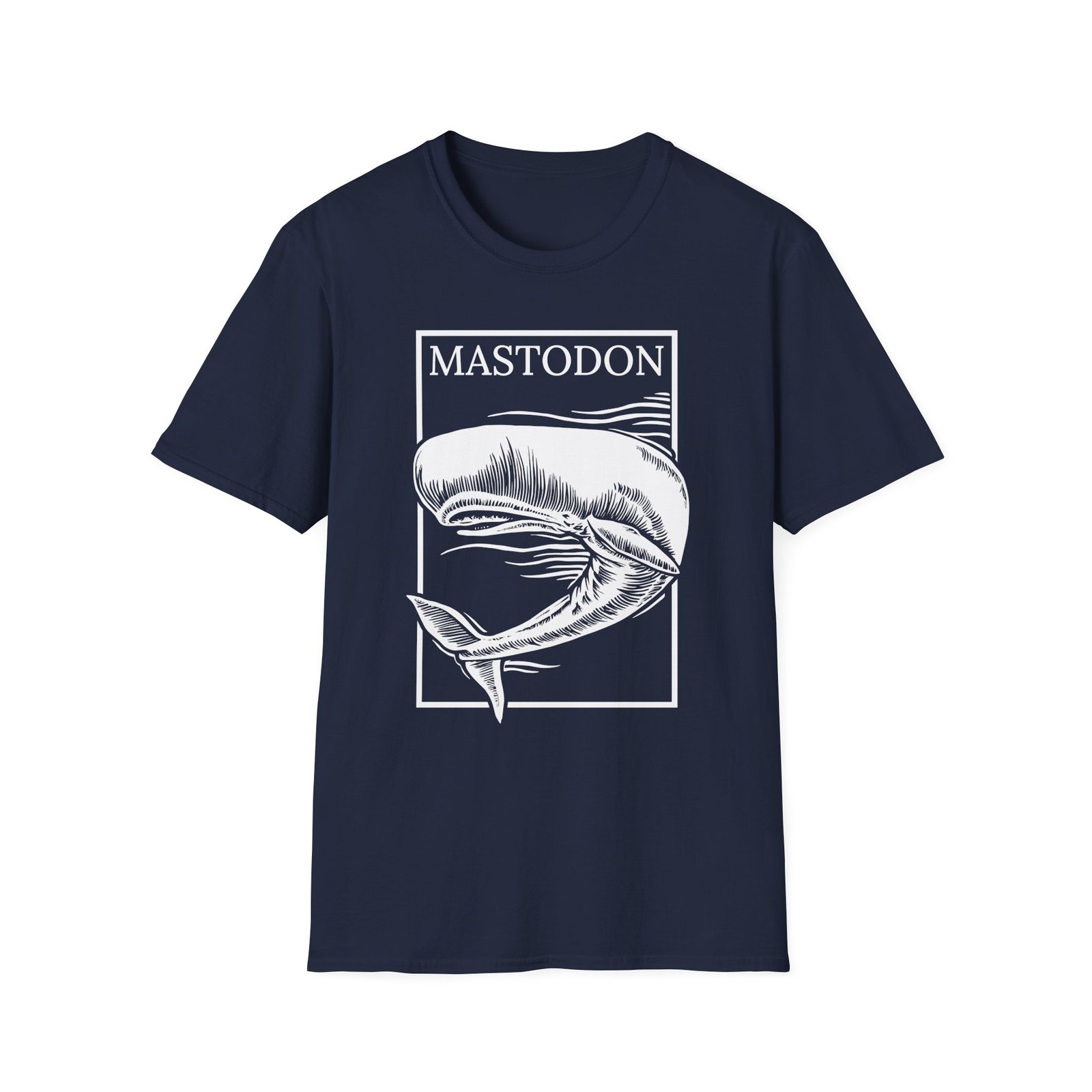 Mastodon White Whale Unisex Softstyle T-Shirt