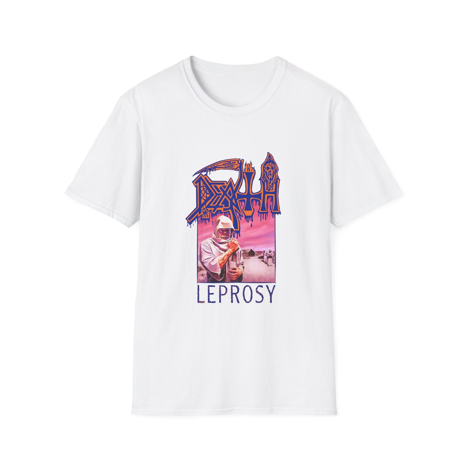 Death Leprosy Unisex Softstyle T-Shirt