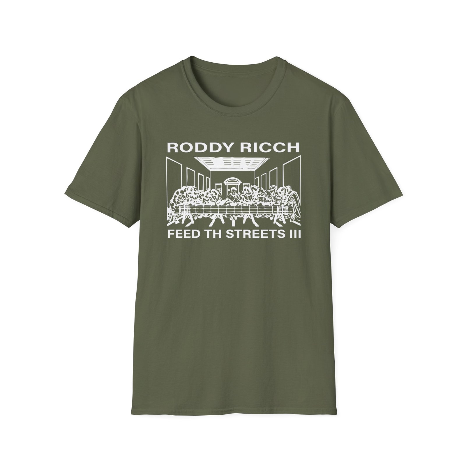 Roddy Ricch Feed Tha Streets Iii Last Supper Unisex Softstyle T-Shirt