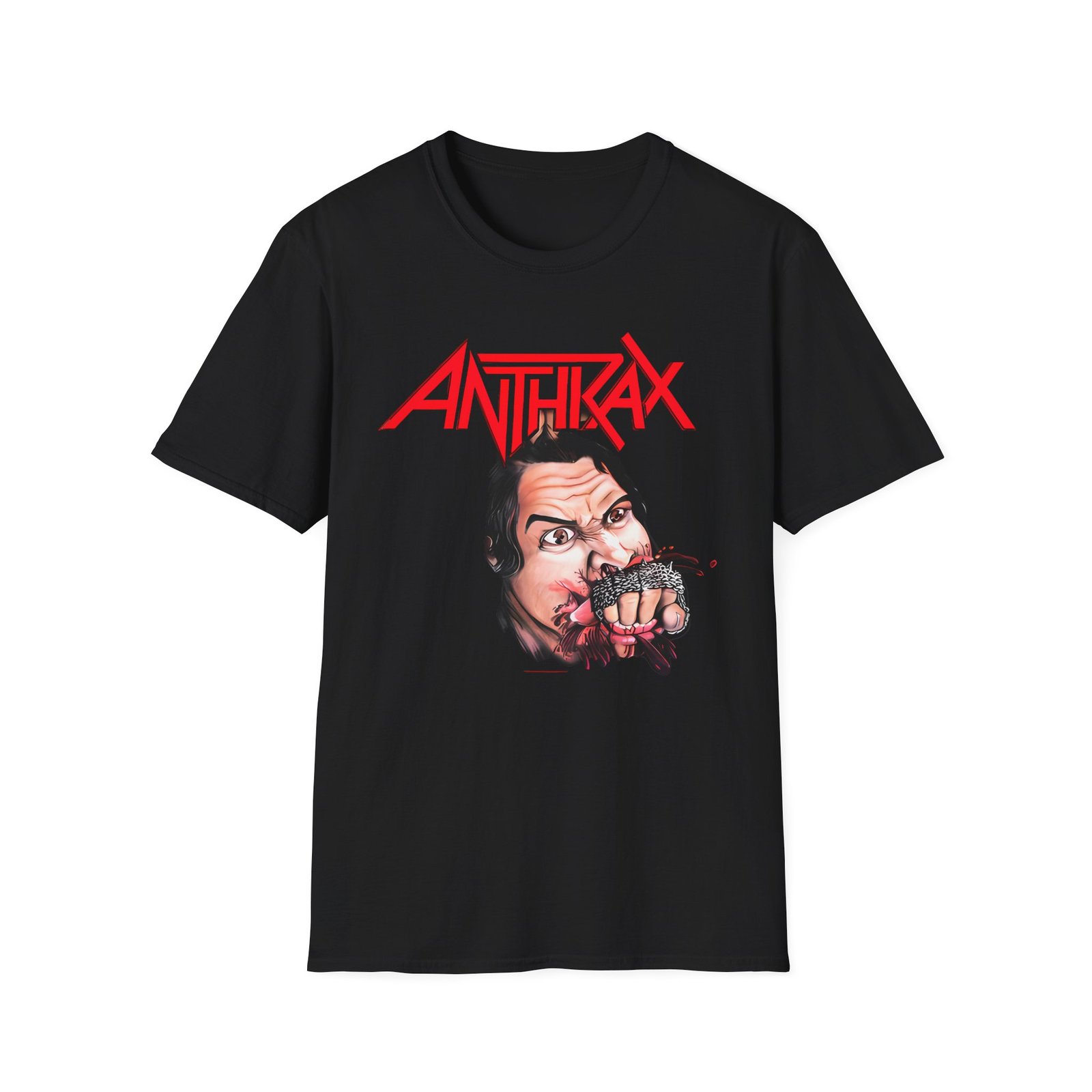Anthrax Fistful of Metal Unisex Softstyle T-Shirt