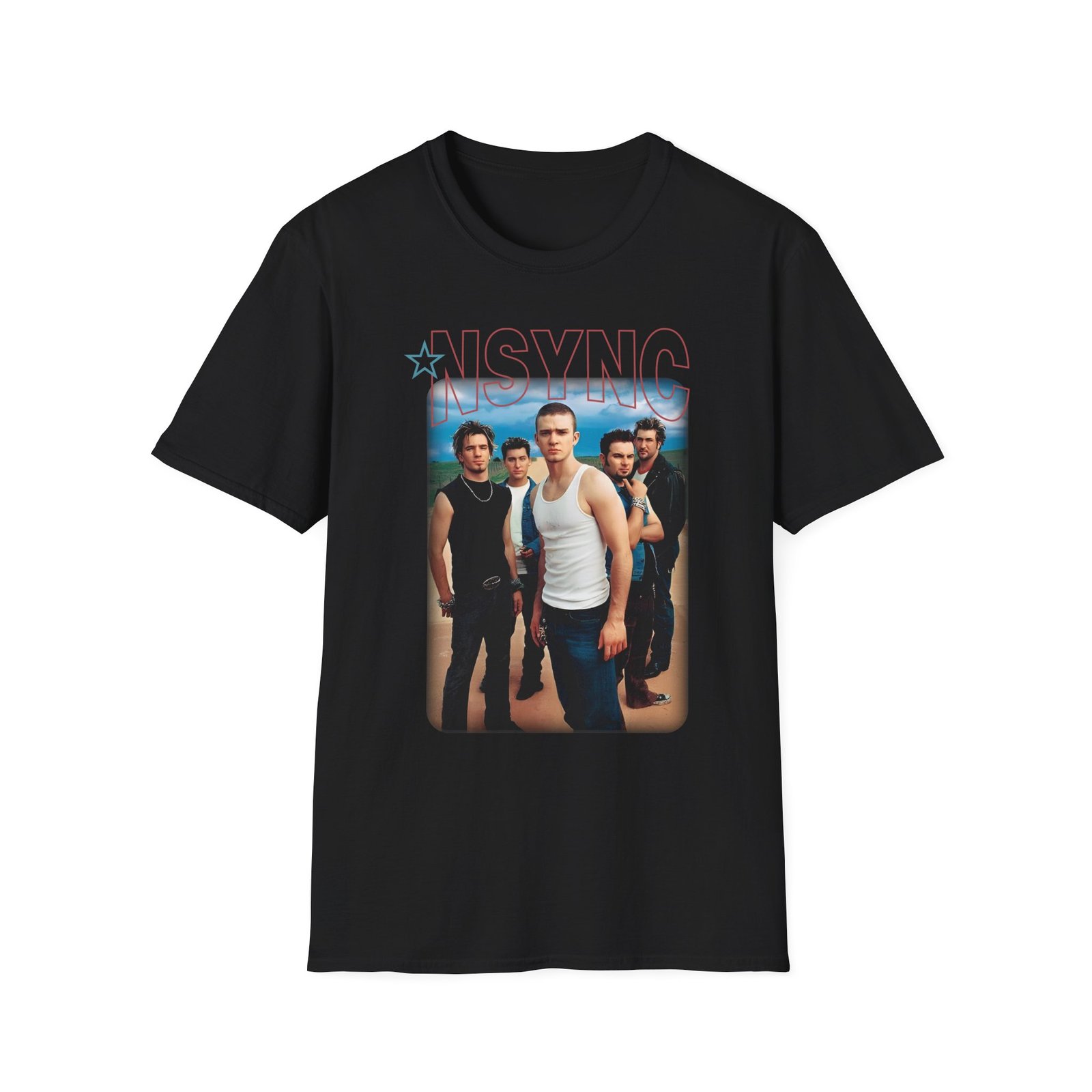 Nsync Outdoor Photo Unisex Softstyle T-Shirt