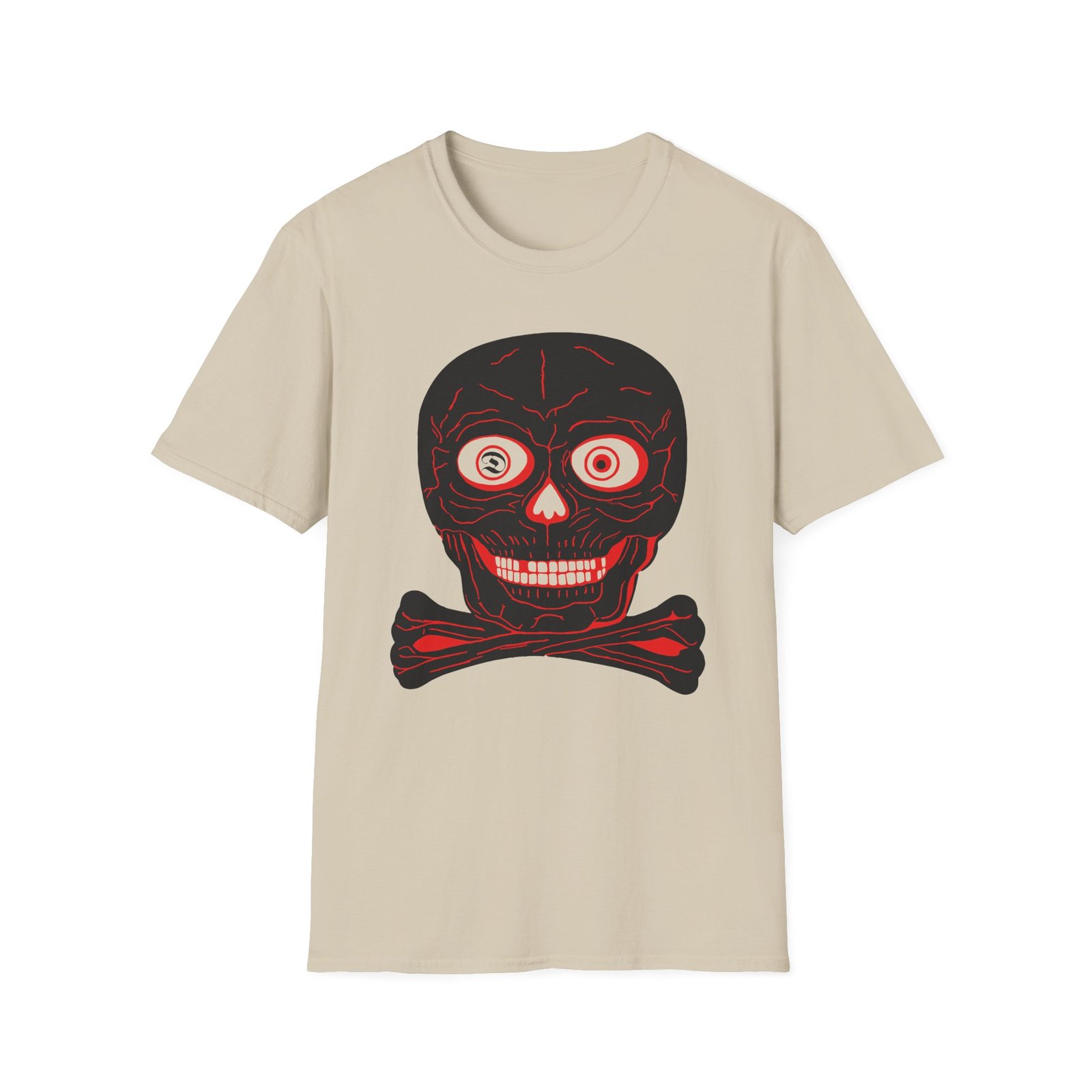 Deathwish Charred Skull unisex softstyle t-shirt
