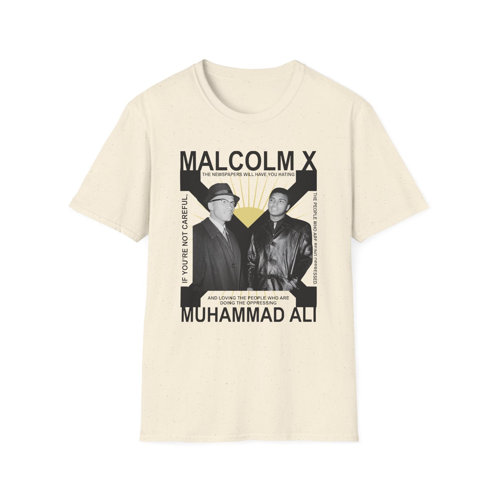 Malcolm X & Ali Unisex Softstyle T-Shirt