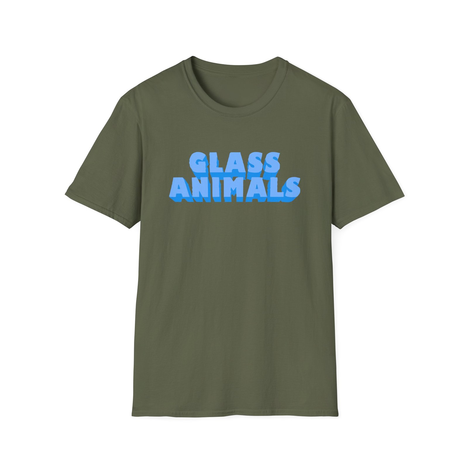 Glass Animals Wavey Logo Unisex Softstyle T-Shirt