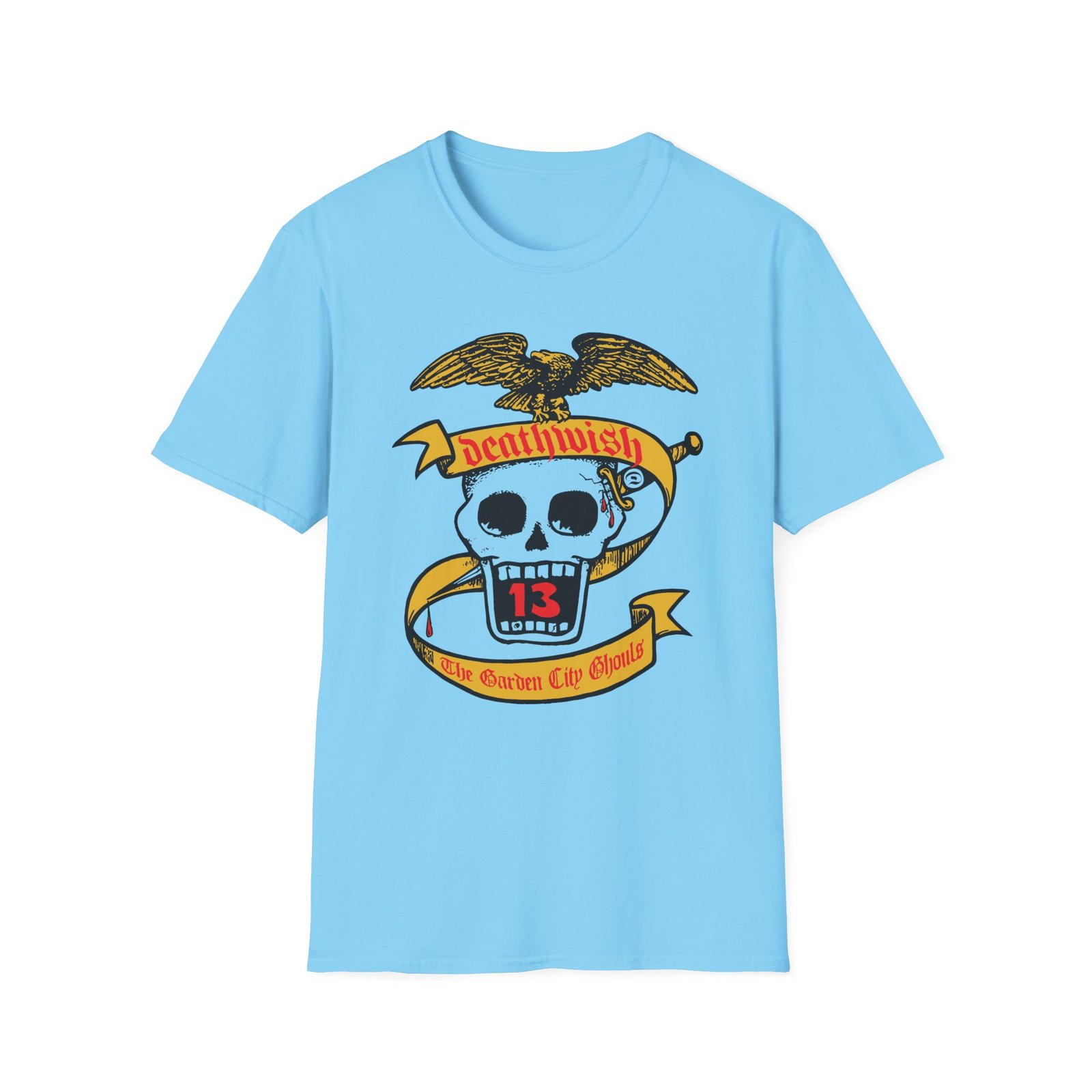 Deathwish the Garden City Ghouls unisex softstyle t-shirt
