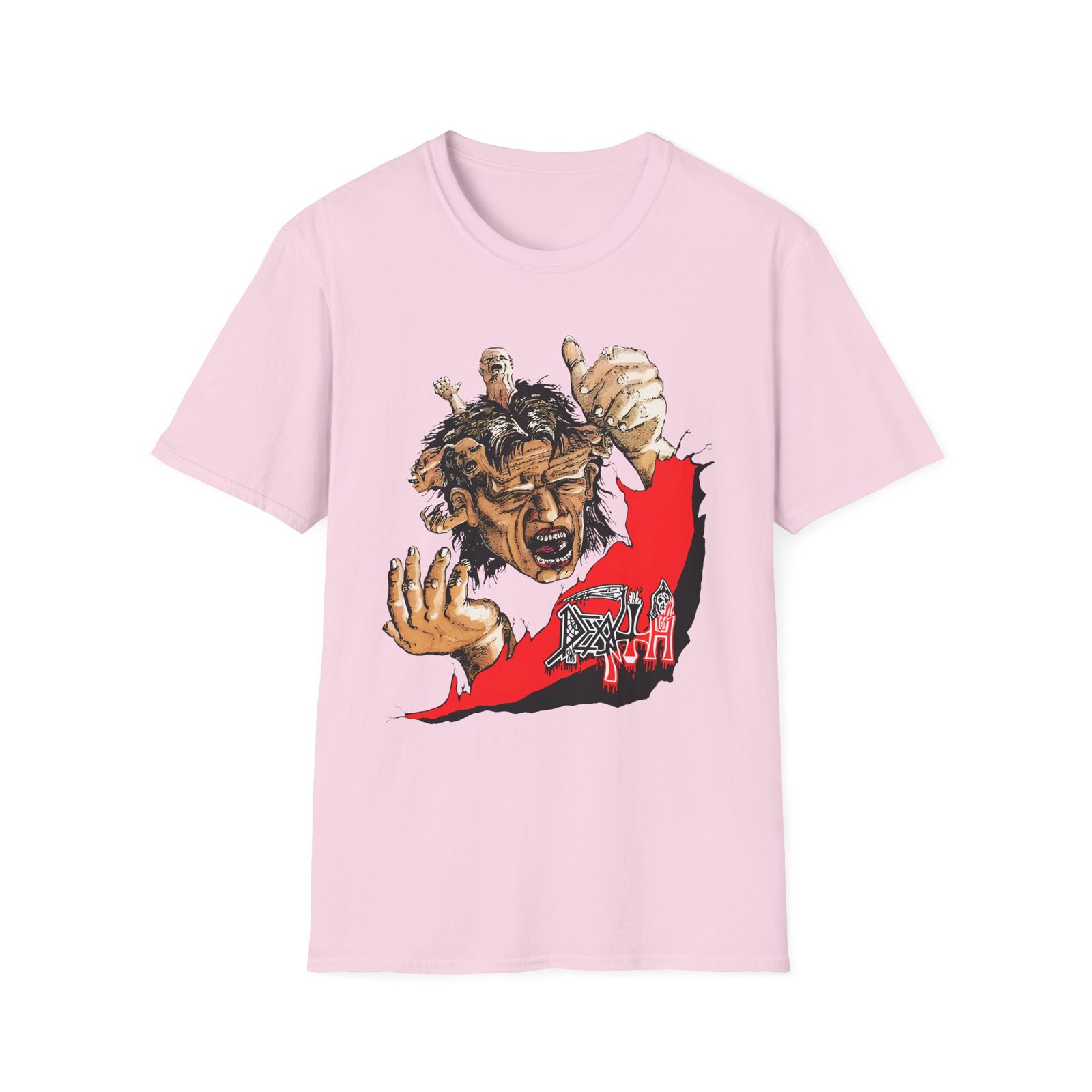 Death Denial Of Life Unisex Softstyle T-Shirt