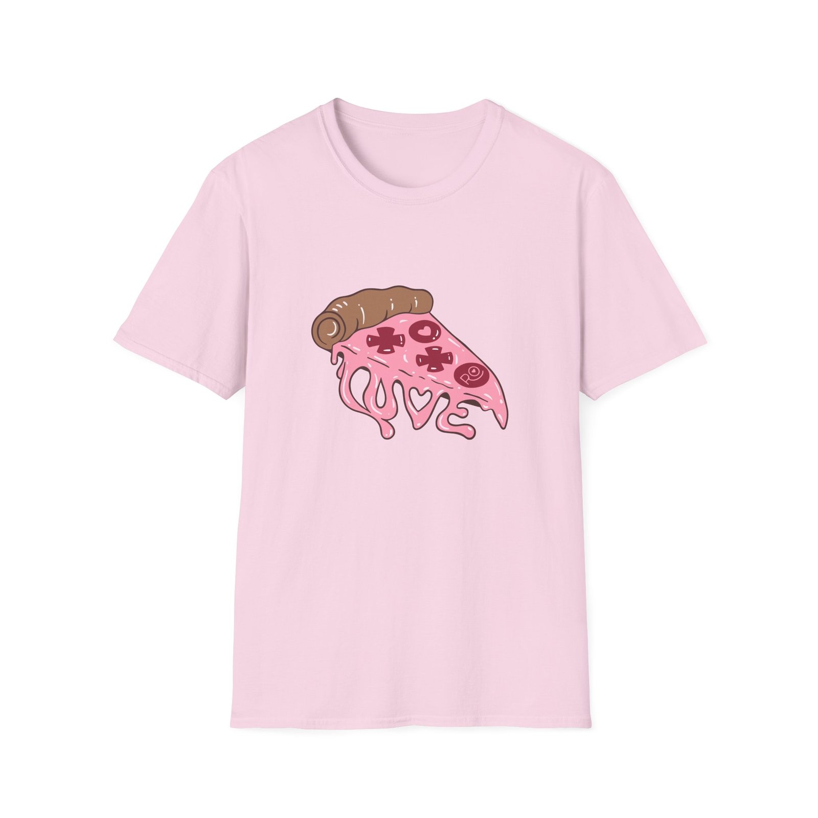 Rosanna Pansino Pizza My Heart Unisex Softstyle T-Shirt