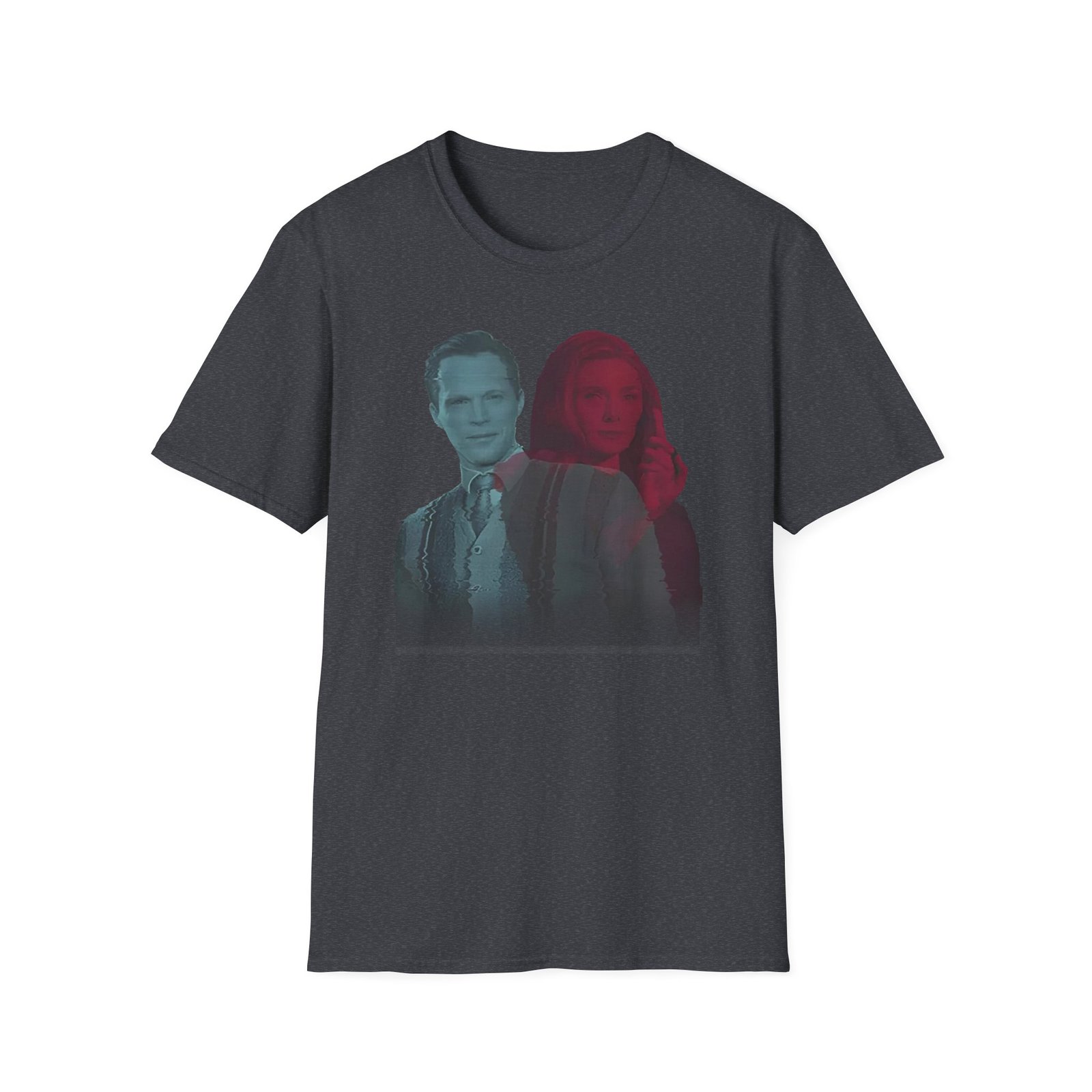 Marvel Wandavision Glitchy Unisex Softstyle T-Shirt