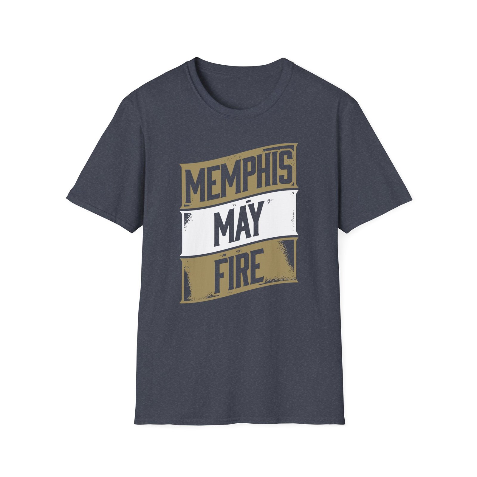 Memphis May Fire Stacked Logo Unisex Softstyle T-Shirt
