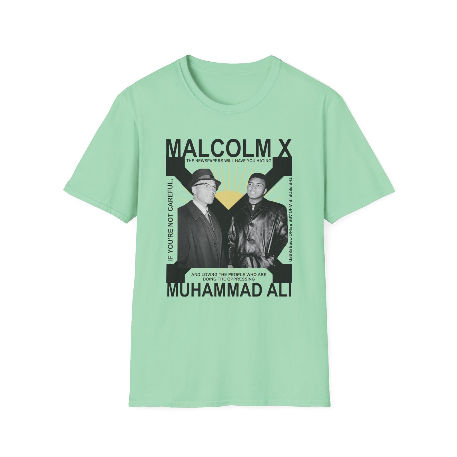 Malcolm X & Ali Unisex Softstyle T-Shirt