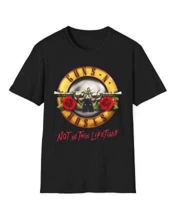 Guns N Roses Bullet Seal Tour Unisex Softstyle T-Shirt