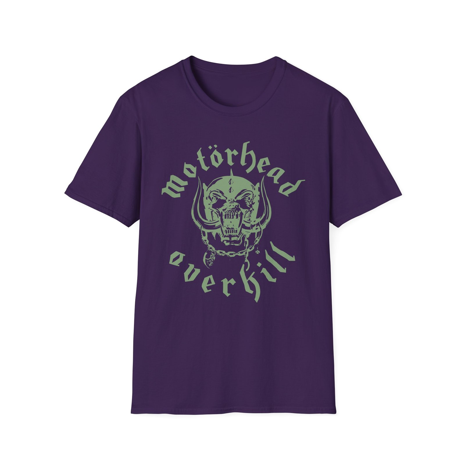 Motorhead Overkill Lyric Unisex Softstyle T-Shirt