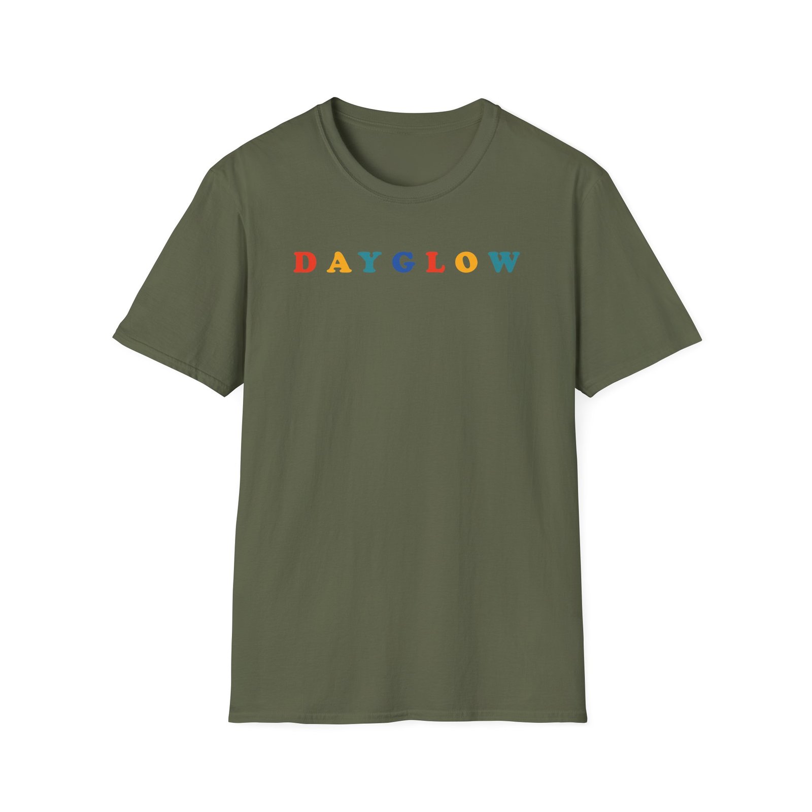 Dayglow Rainbow Logo Unisex Softstyle T-Shirt
