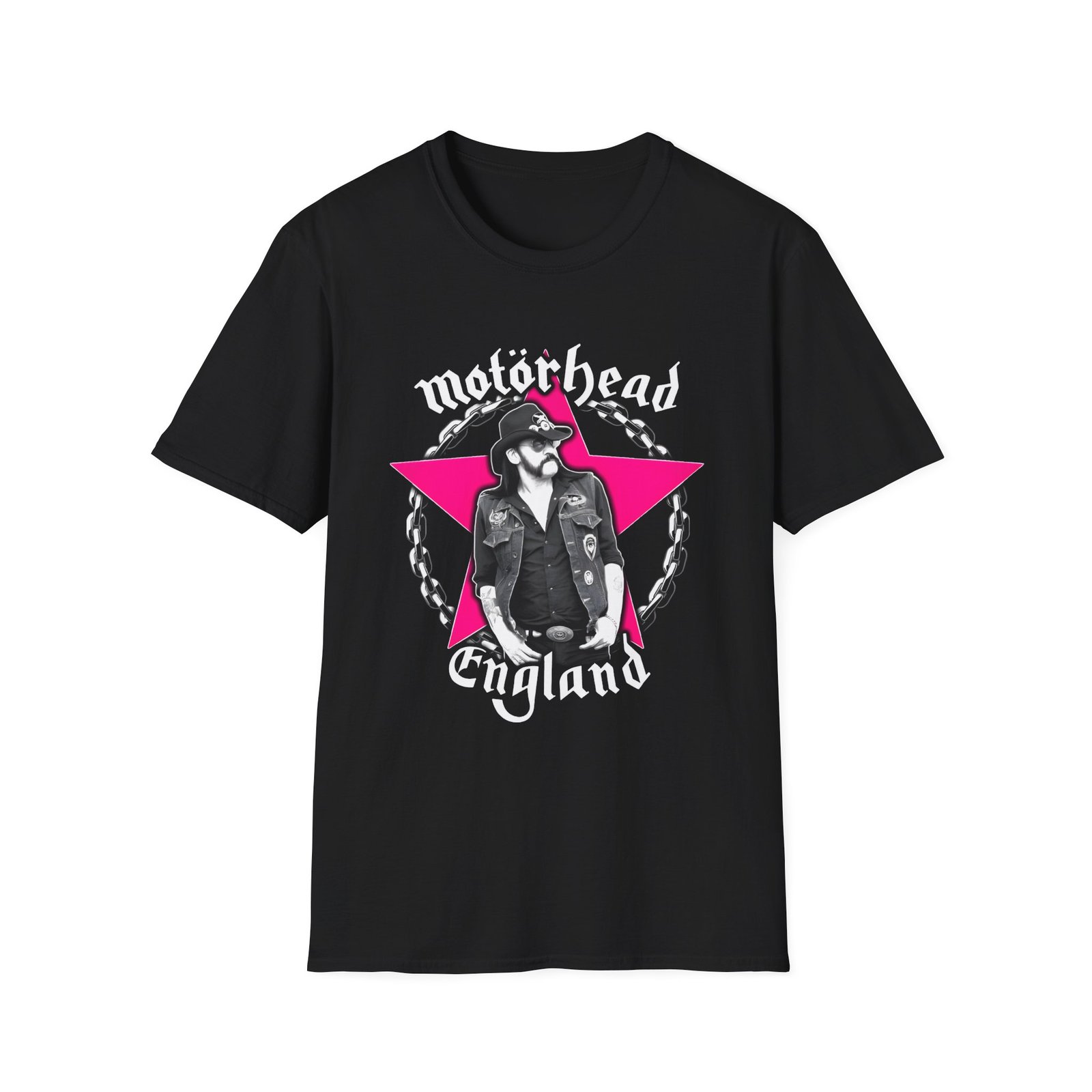 Motorhead Lemmy Star Unisex Softstyle T-Shirt