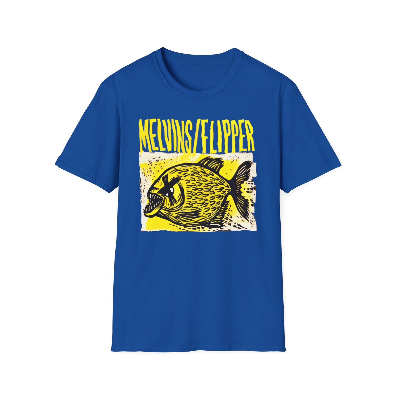 Flipper X Melvins Hot Fish Unisex Softstyle T-Shirt